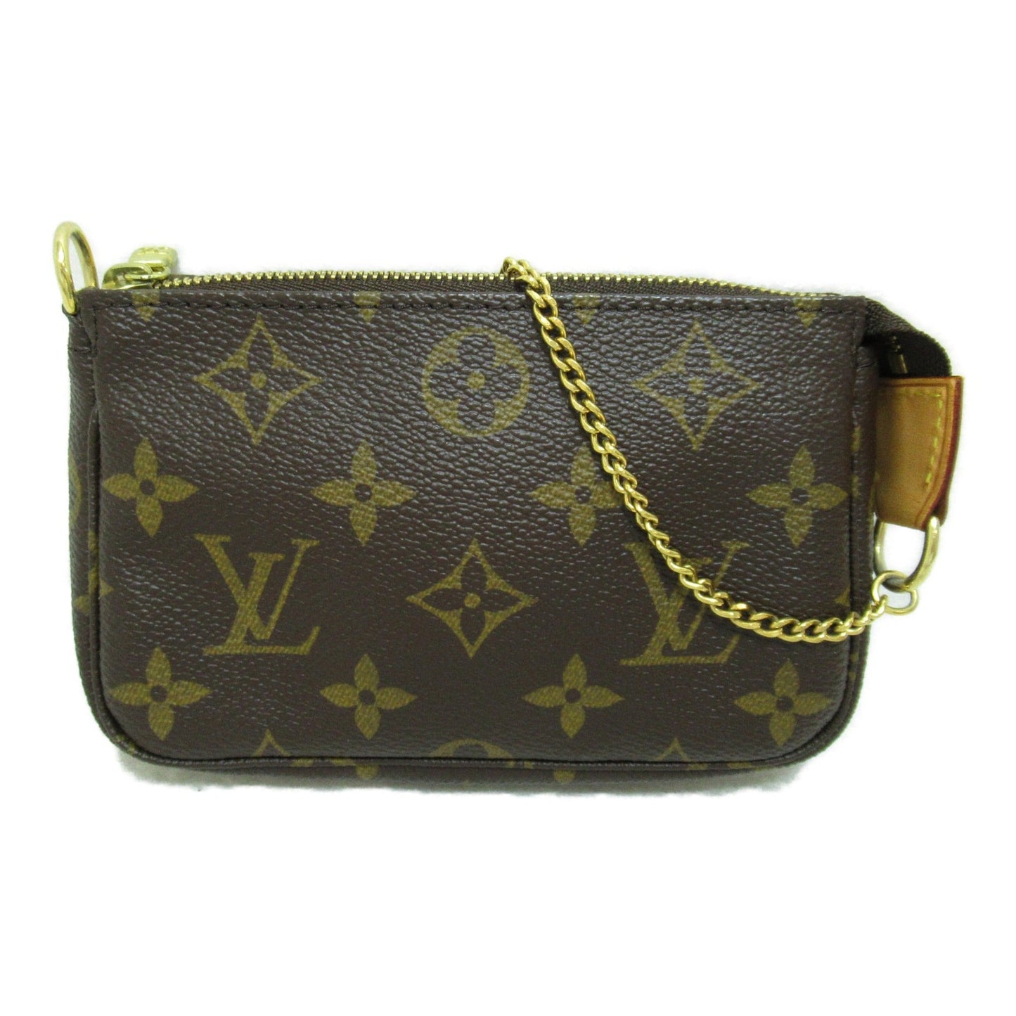 LOUIS VUITTON Mini Pochette Accessoires Brown Monogram PVC coated canvas Clutch
