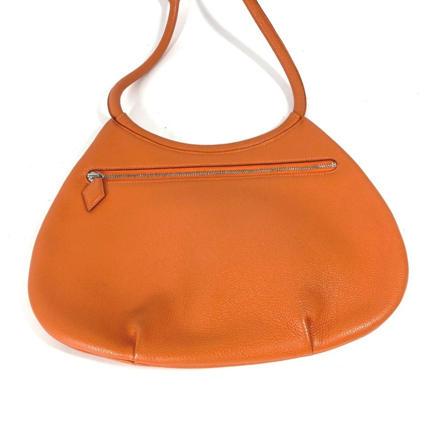 Hermes Orange Leather Shoulder Bag ( )
