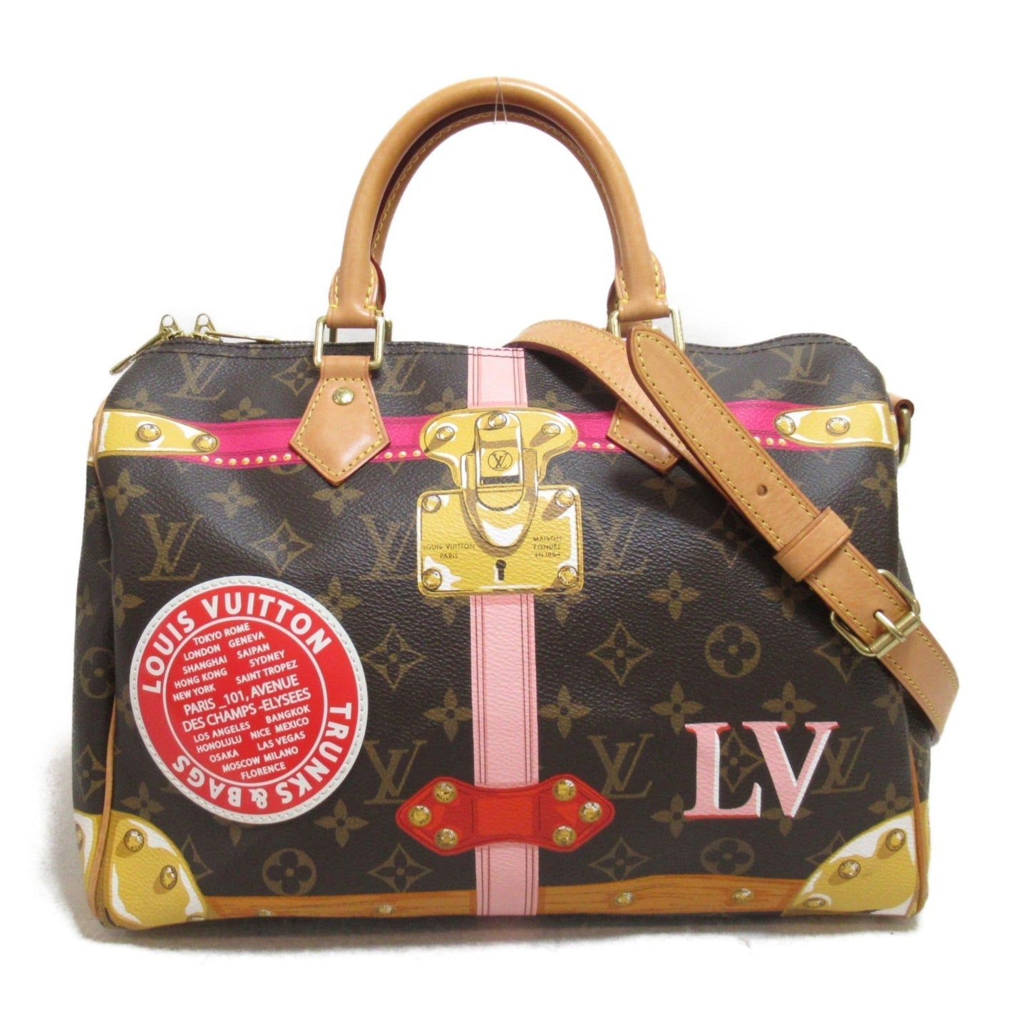 LOUIS VUITTON Bandouliere 30 2wayShoulder Bag Brown Monogram PVC coated canvas