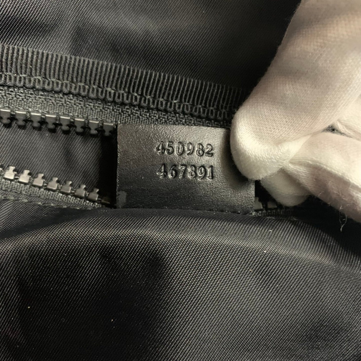 Gucci Black Nylon Backpack ( )