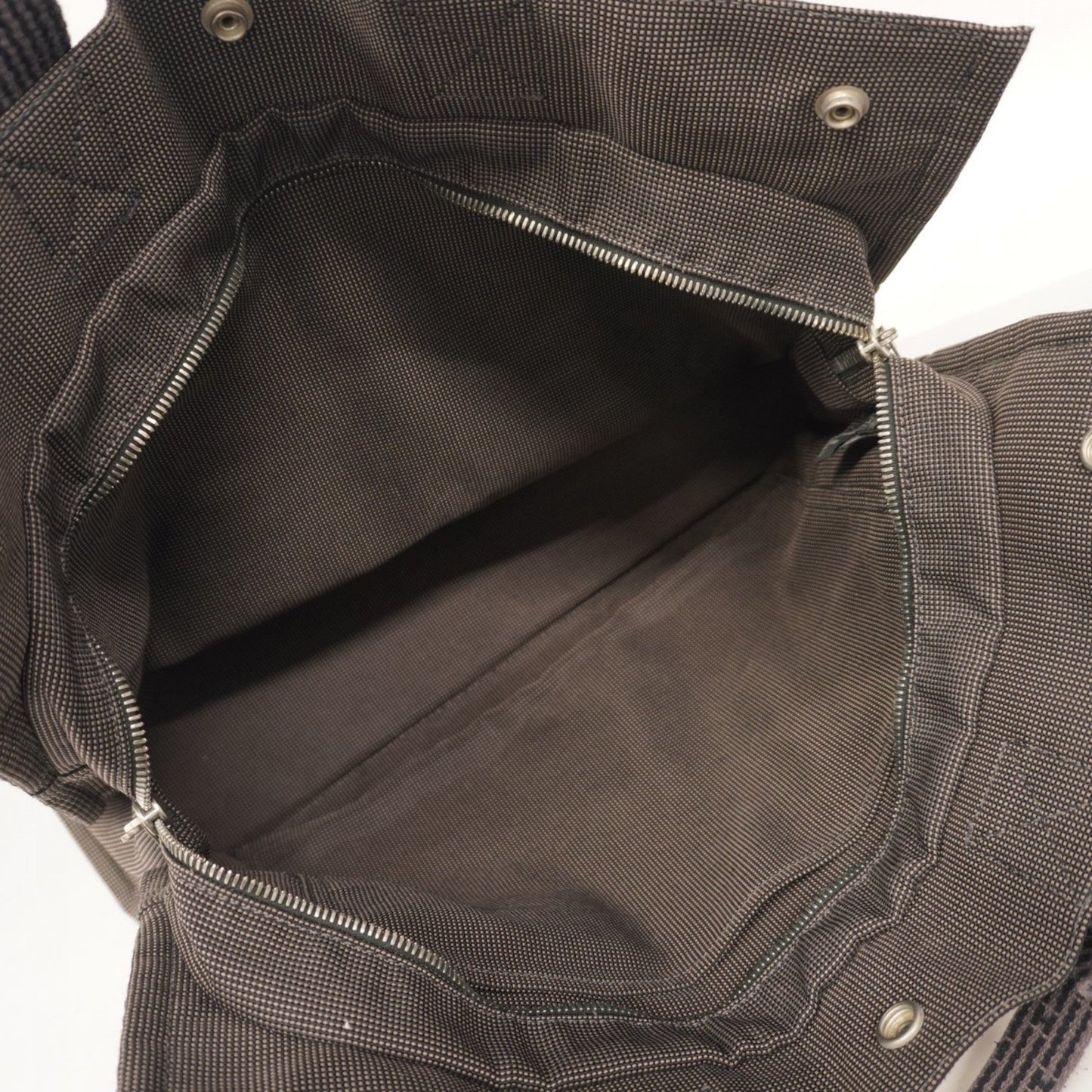 Hermes Gray Canvas Tote Bag ( )