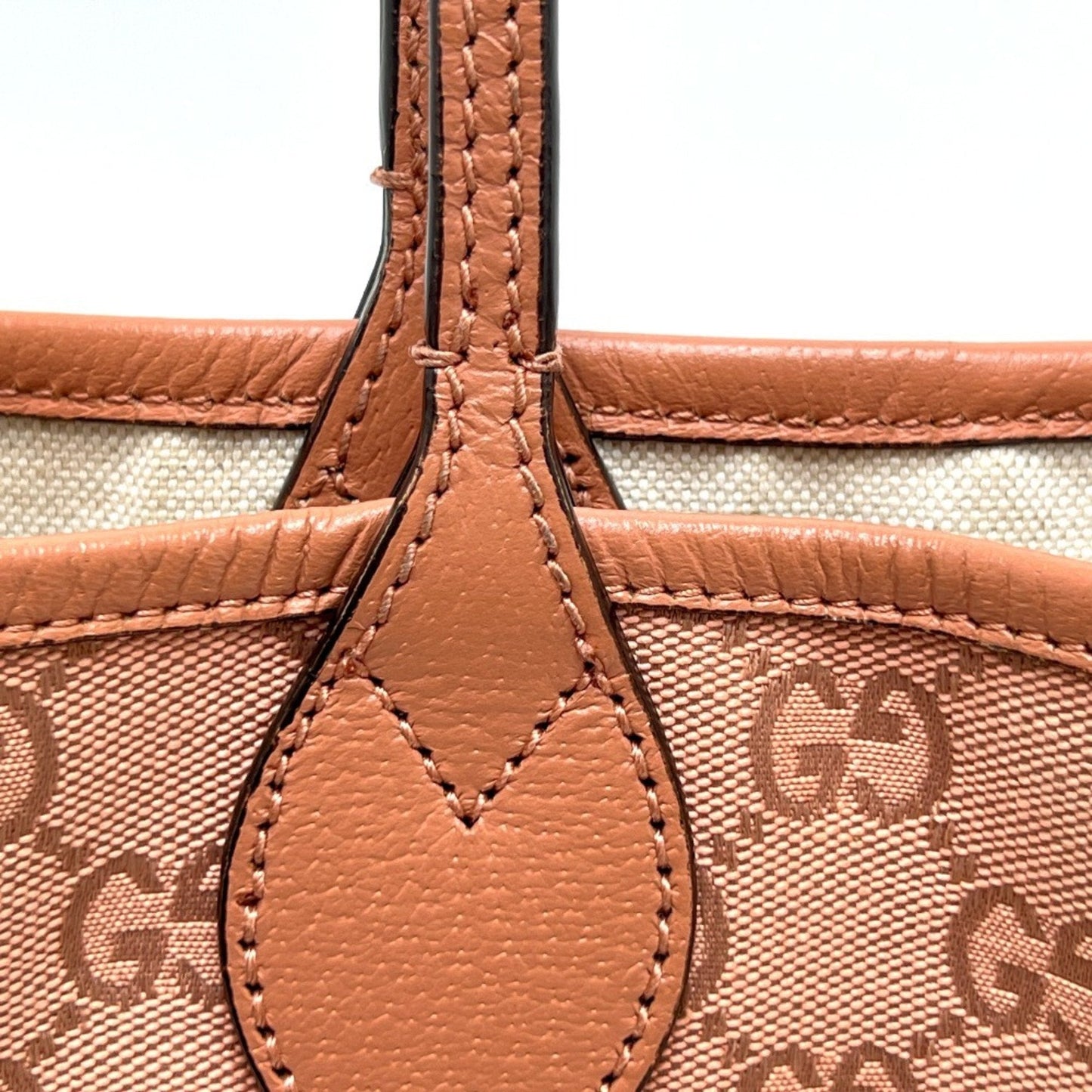 Gucci Pink Gg Canvas Tote Bag ( )