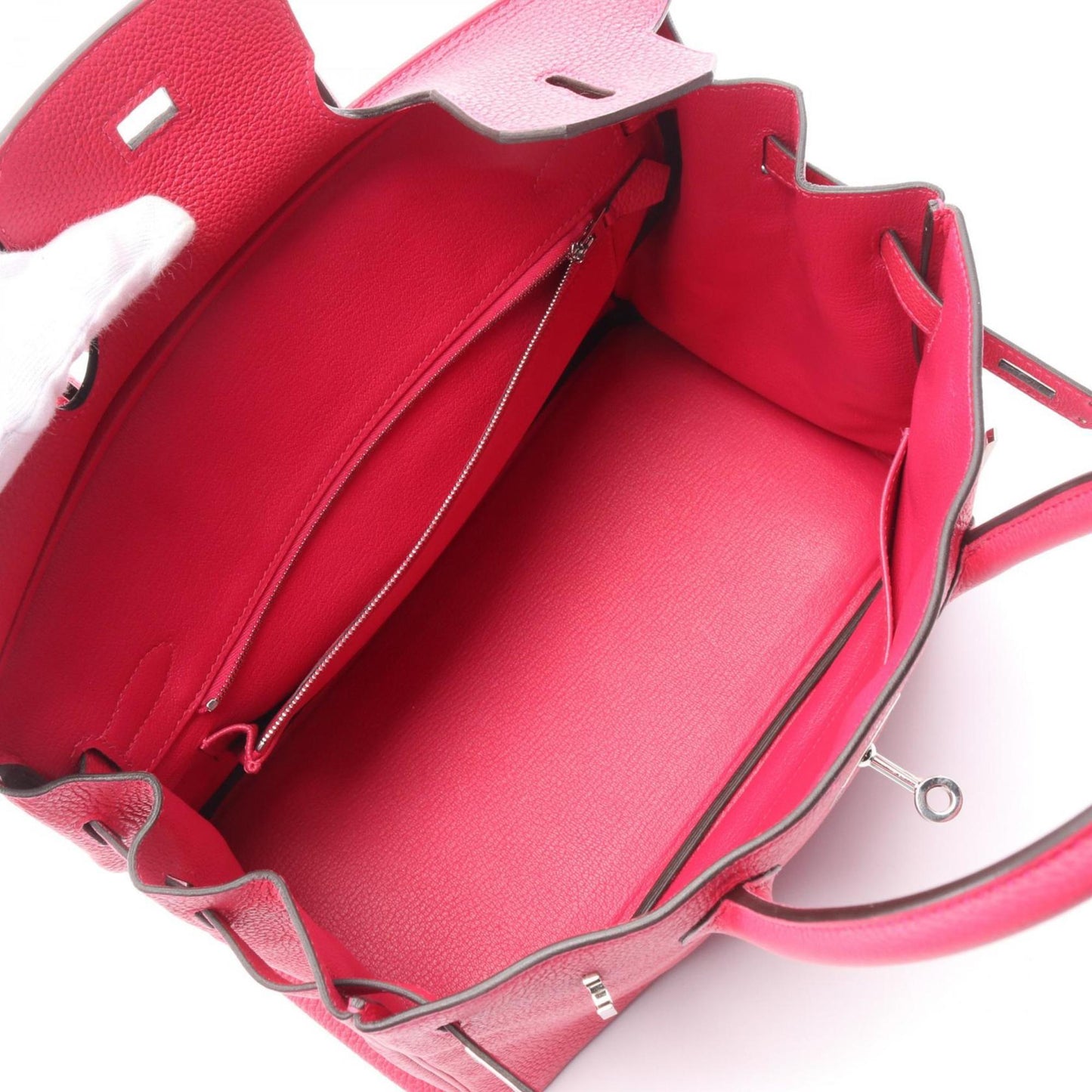 Hermes Pink Togo Leather Handbag ( )