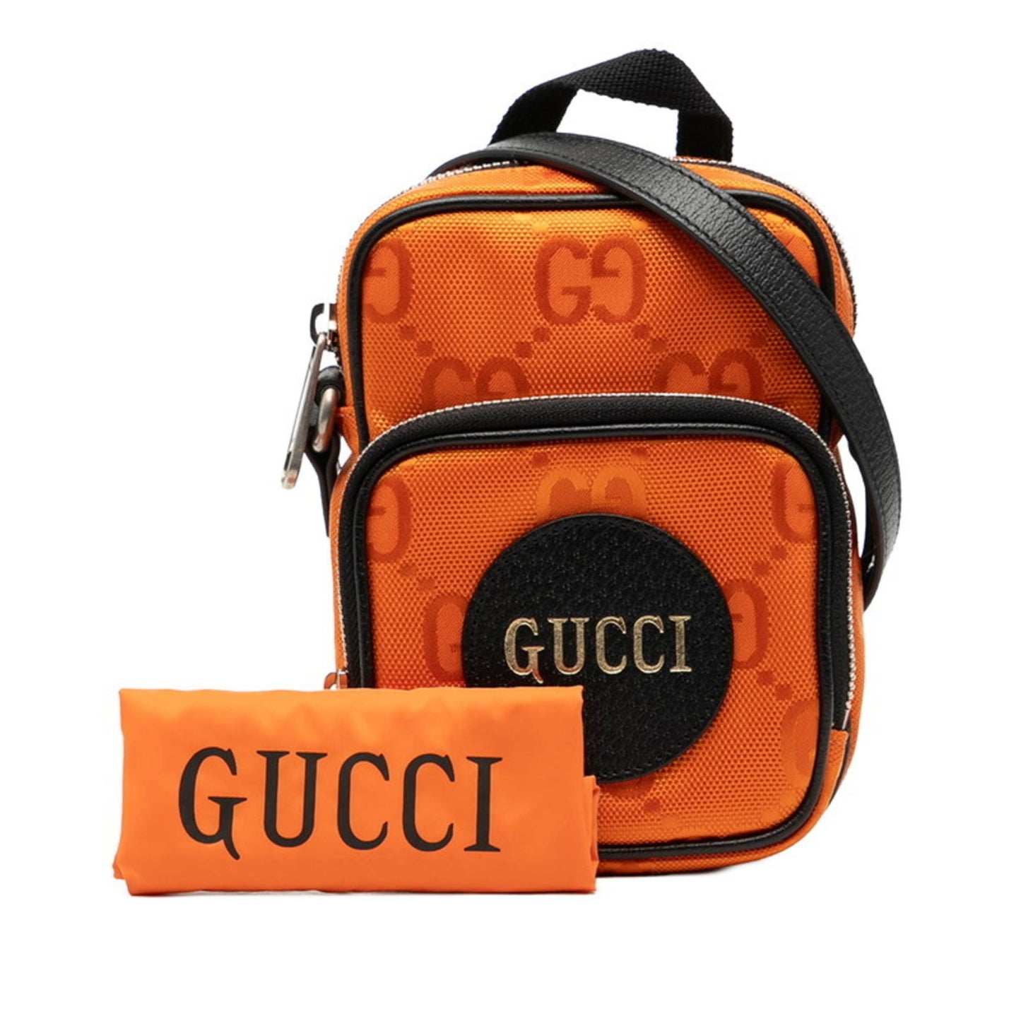Gucci Orange Nylon Shoulder Bag ( )