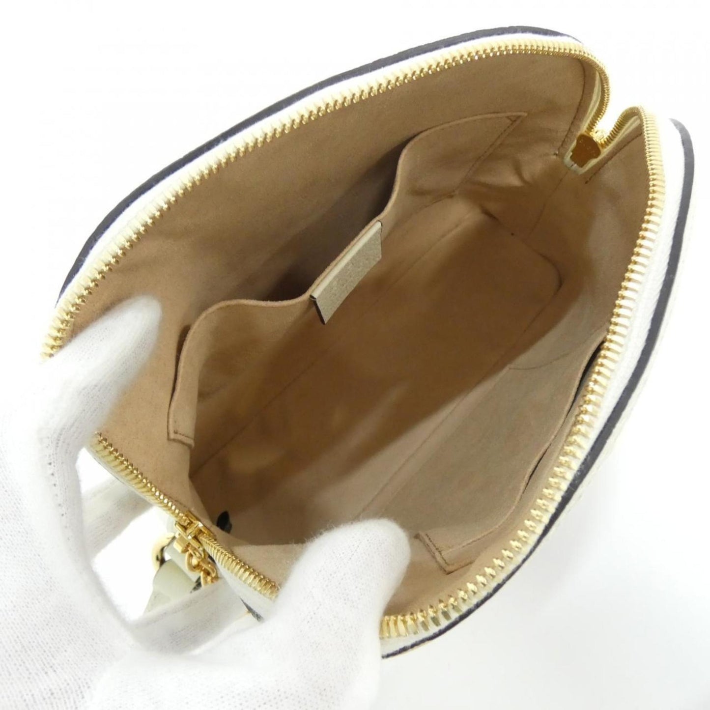Gucci White Leather Handbag ( )