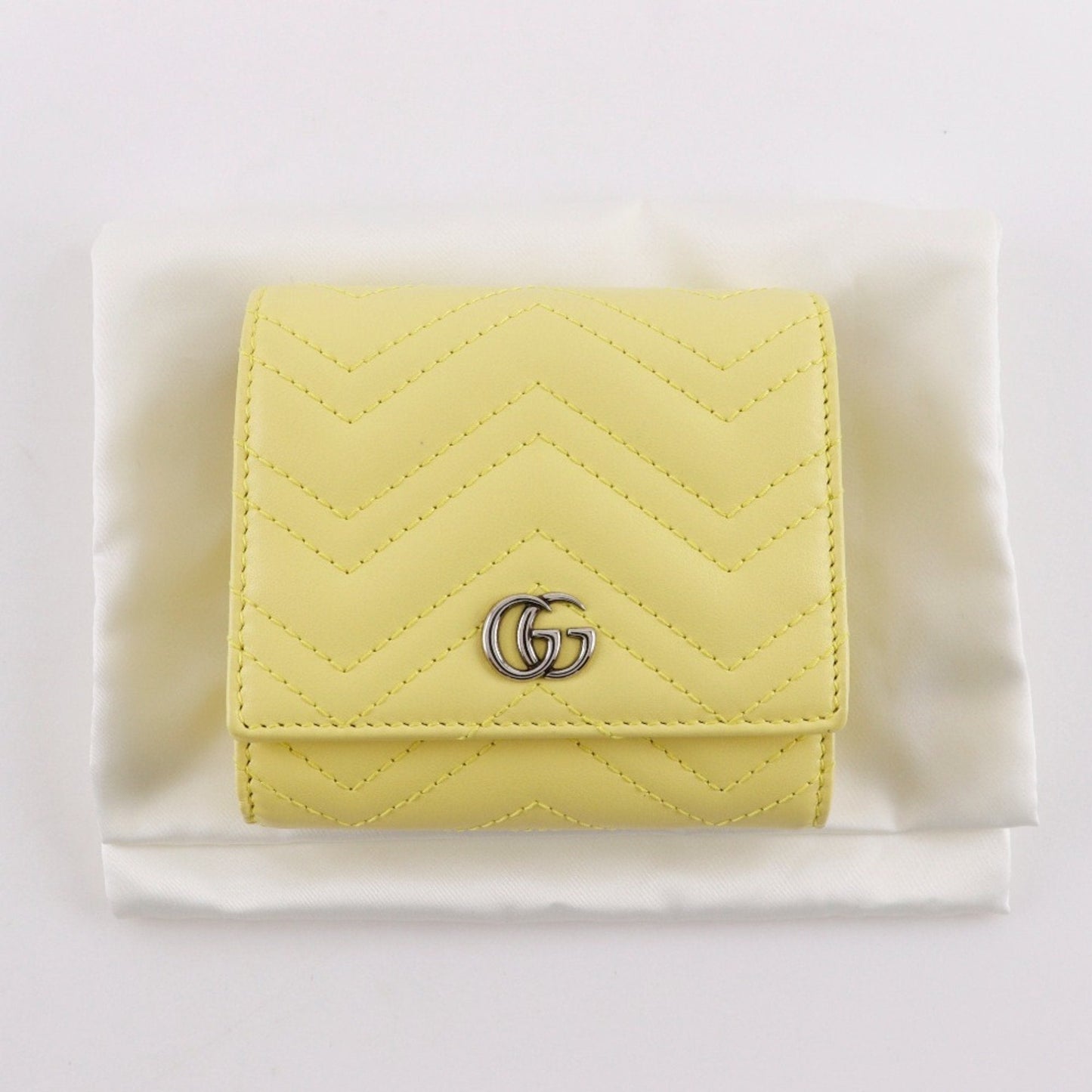 Gucci Yellow Leather Wallet (Bi-Fold) ( )