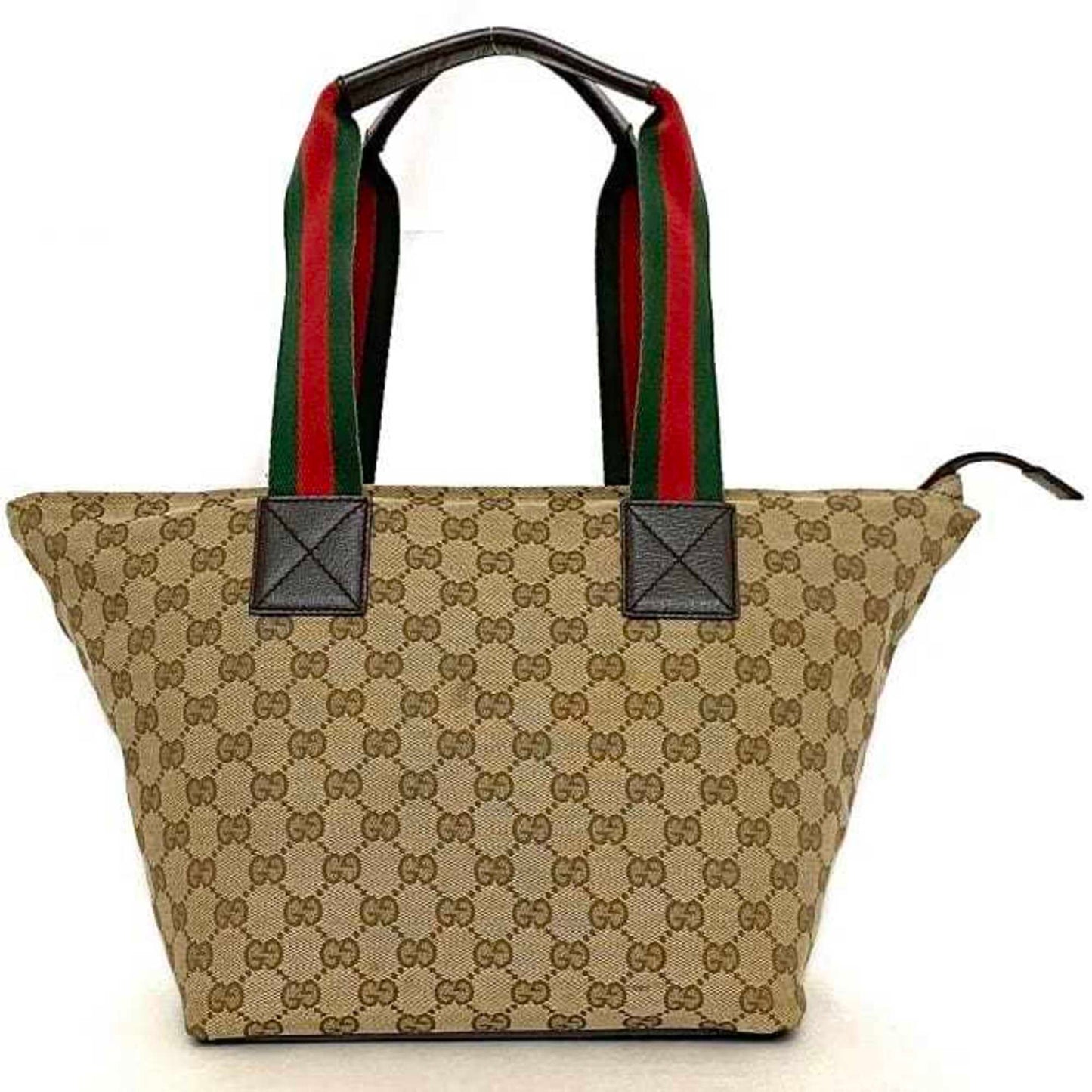 Gucci Leather Canvas Tote