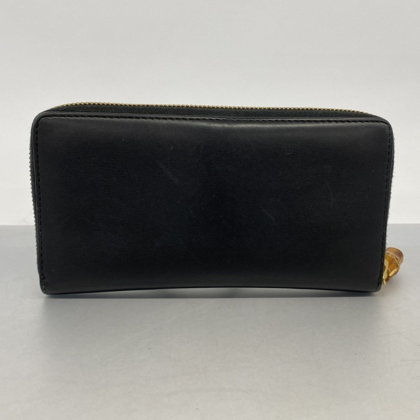 Gucci Black Leather Long Wallet (Bi-Fold) ( )
