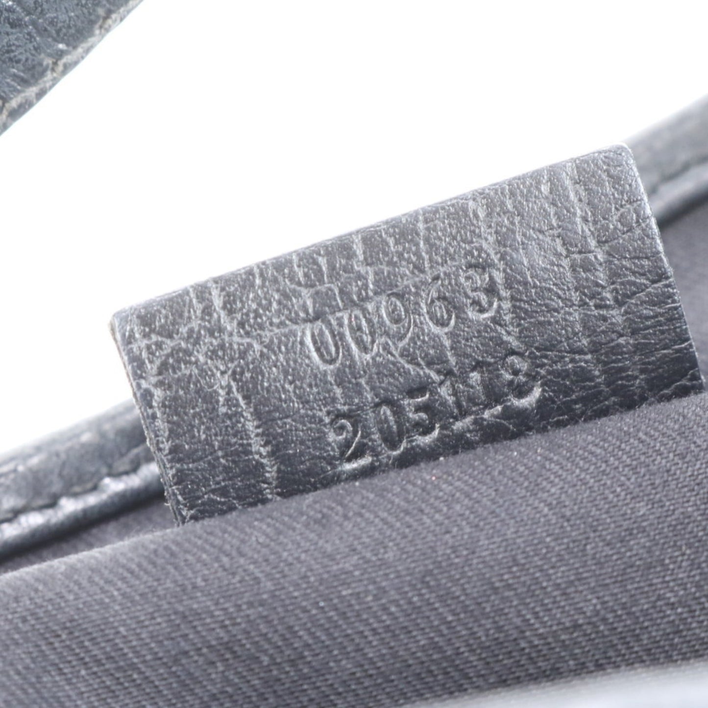 Gucci Black Leather Canvas Shoulder Bag ( )