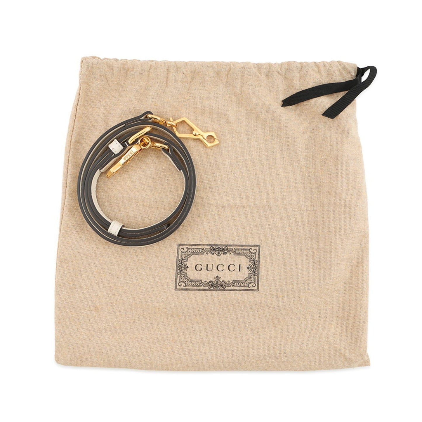 Gucci Horsebit Beige Ivory Gg Supreme Leather Handbag Shoulder Bag ( )