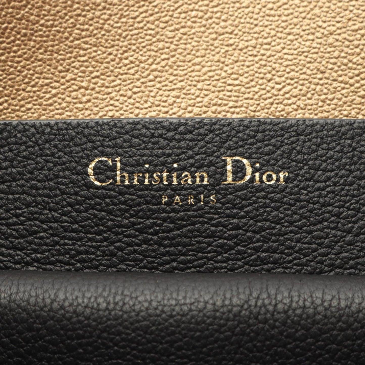 Christian Dior Black Leather Handbag ()