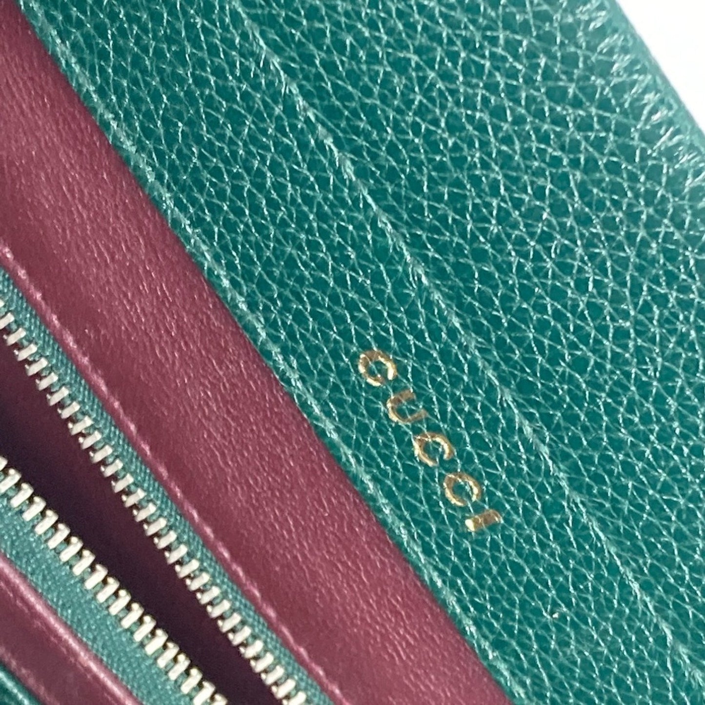 Gucci Green Leather Handbag Shoulder Bag ( )