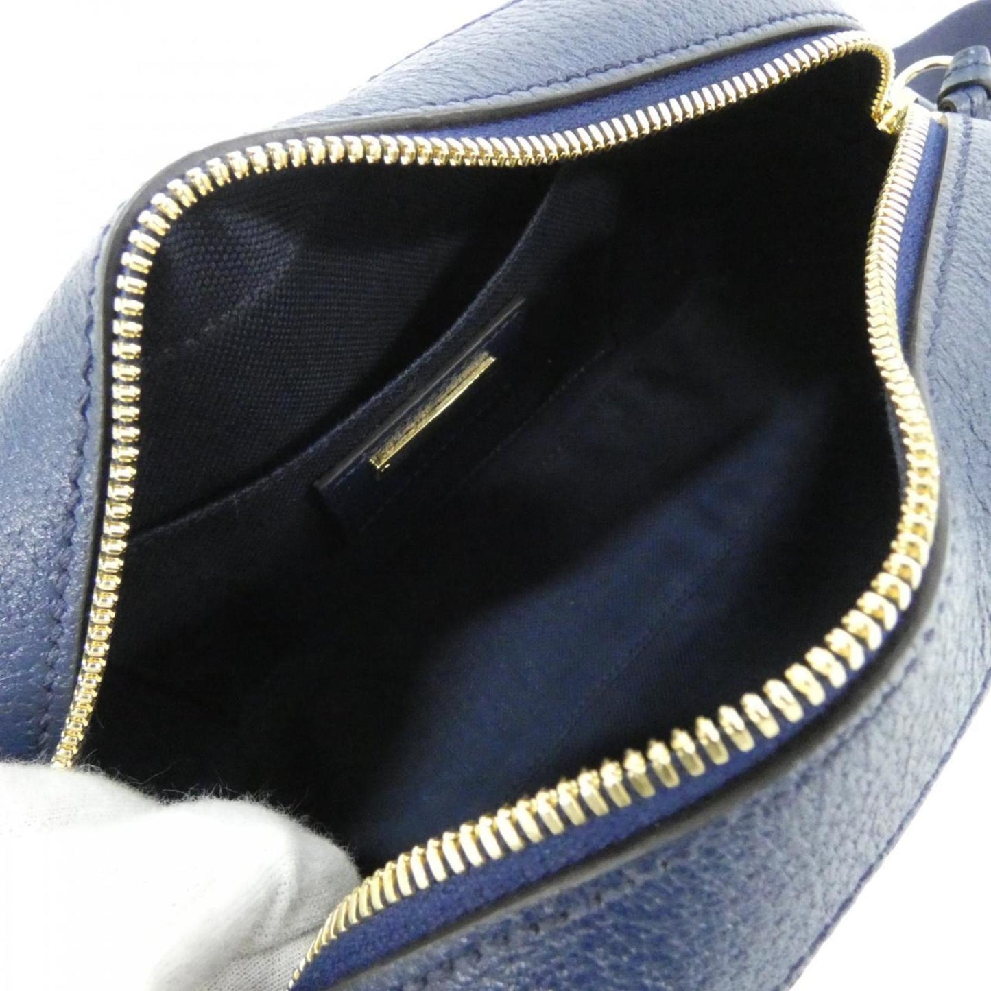 Gucci Blue Orange Coated Canvas Shoulder Bag ( )