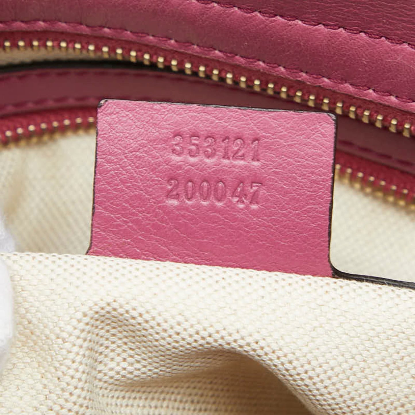 Gucci Purple Leather Handbag Shoulder Bag ( )