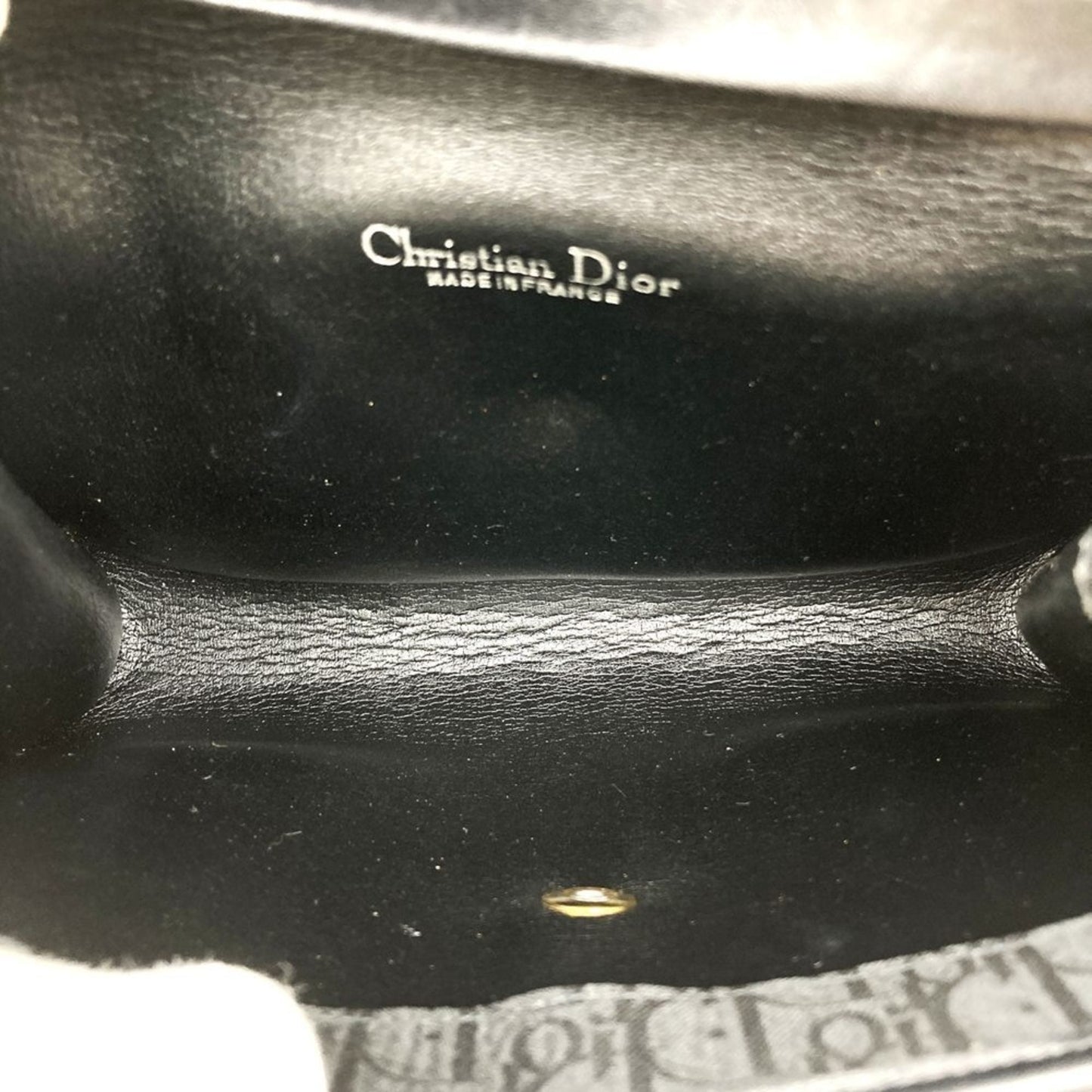Christian Dior Black Canvas Shoulder Bag ()