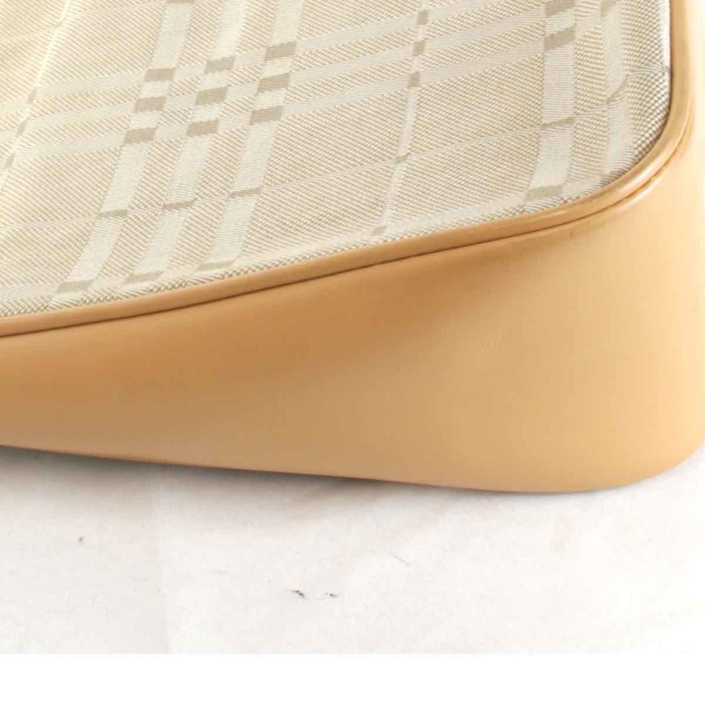 Burberry Brown Canvas Leather Shoulder Bag ( )