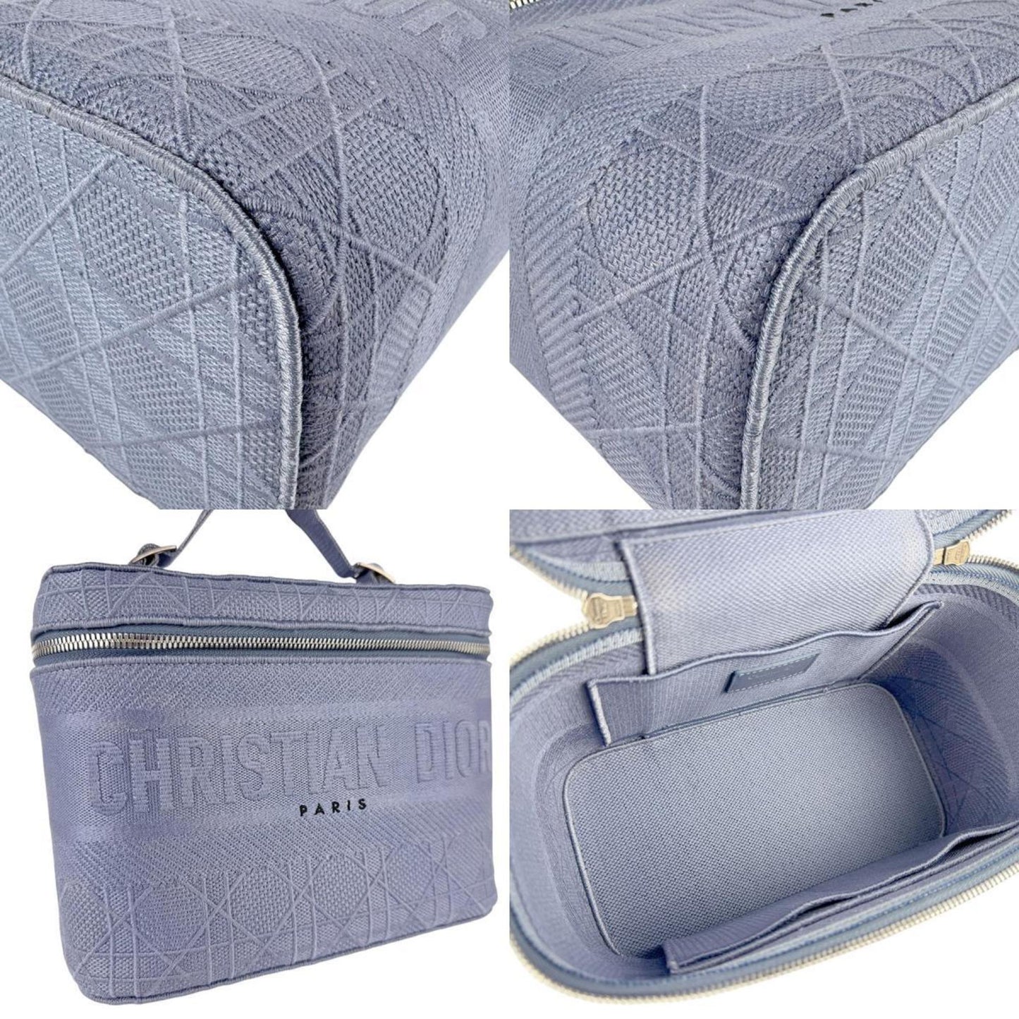 Christian Dior Blue Canvas Handbag ()