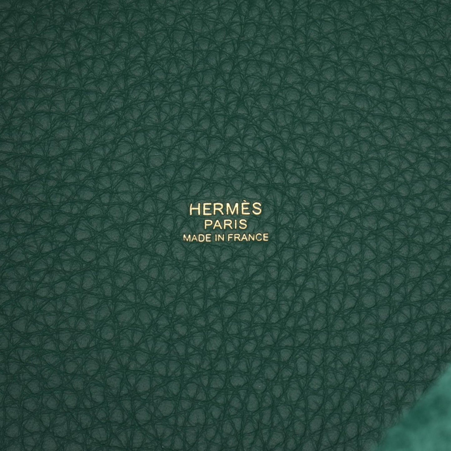 Hermes Picotin Green Taurillon Clemence Leather Leather Handbag ( )