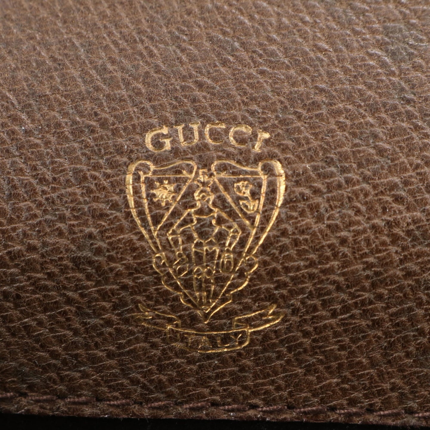 Gucci Brown Leather Shoulder Bag ( )
