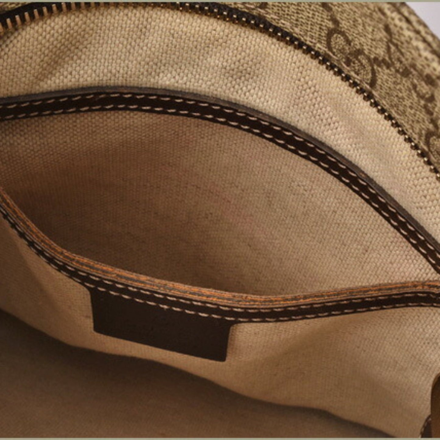Gucci Beige Brown Gg Supreme Coated Canvas Messenger Bag Shoulder Bag ( )