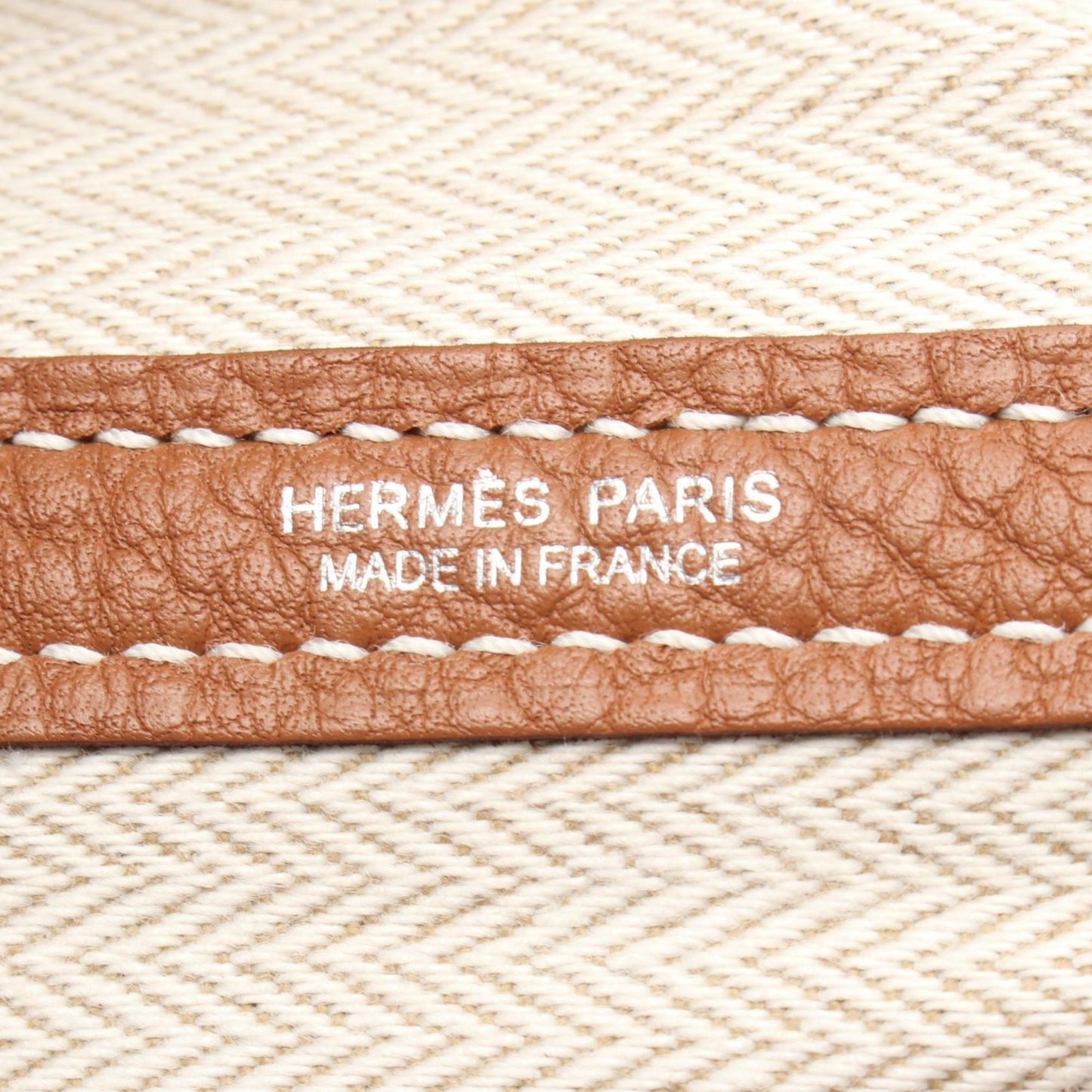Hermes Garden Brown Negonda Leather Tote Bag ( )