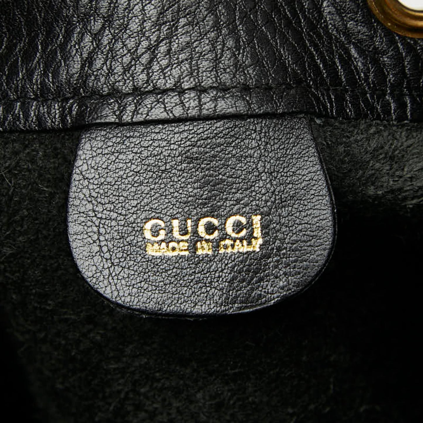 Gucci Black Leather Shoulder Bag Sling Bag ( )