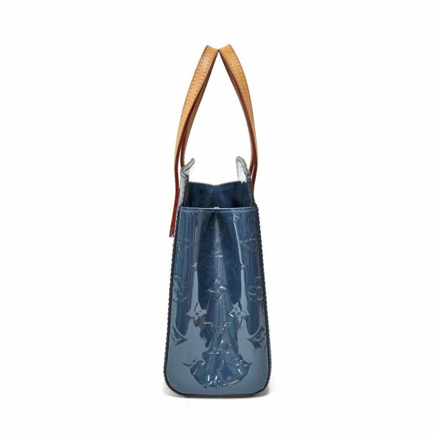 LOUIS VUITTON Catalina BB Vernis Handbag Monogram M90051 Blue Ladies