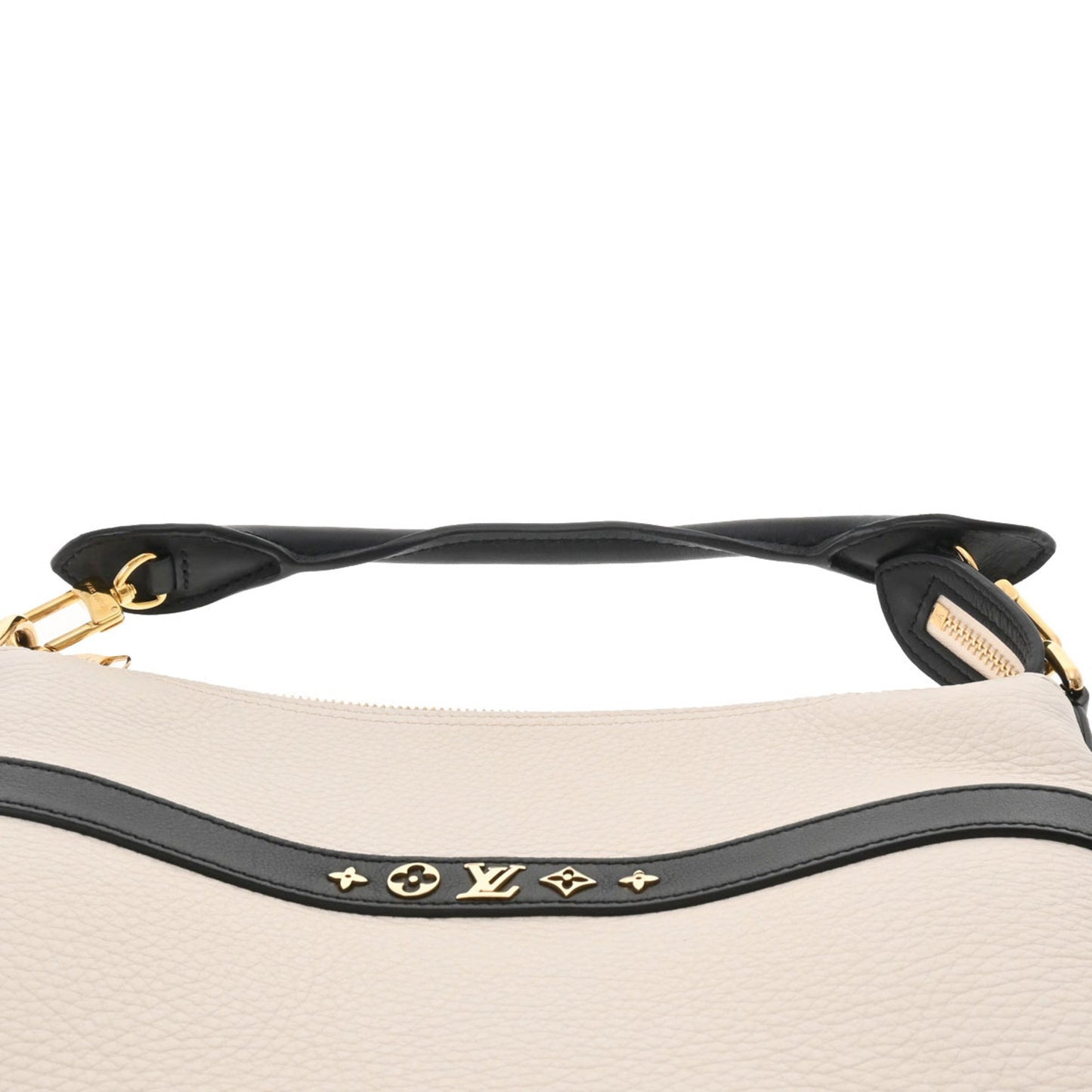 LOUIS VUITTON Cruiser PM Ivory Black M57813 Ladies Calf Bag