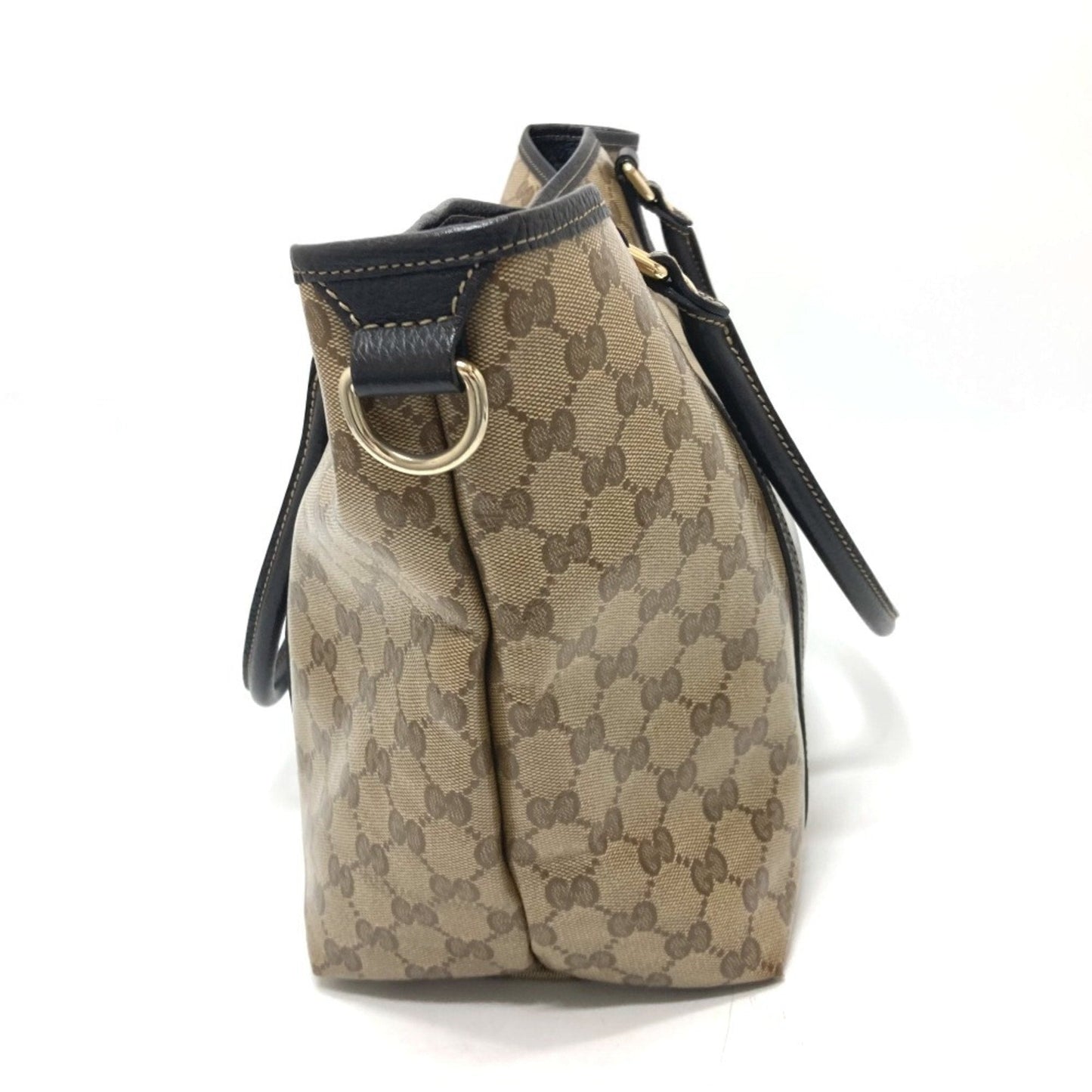 Gucci Leather Canvas Tote