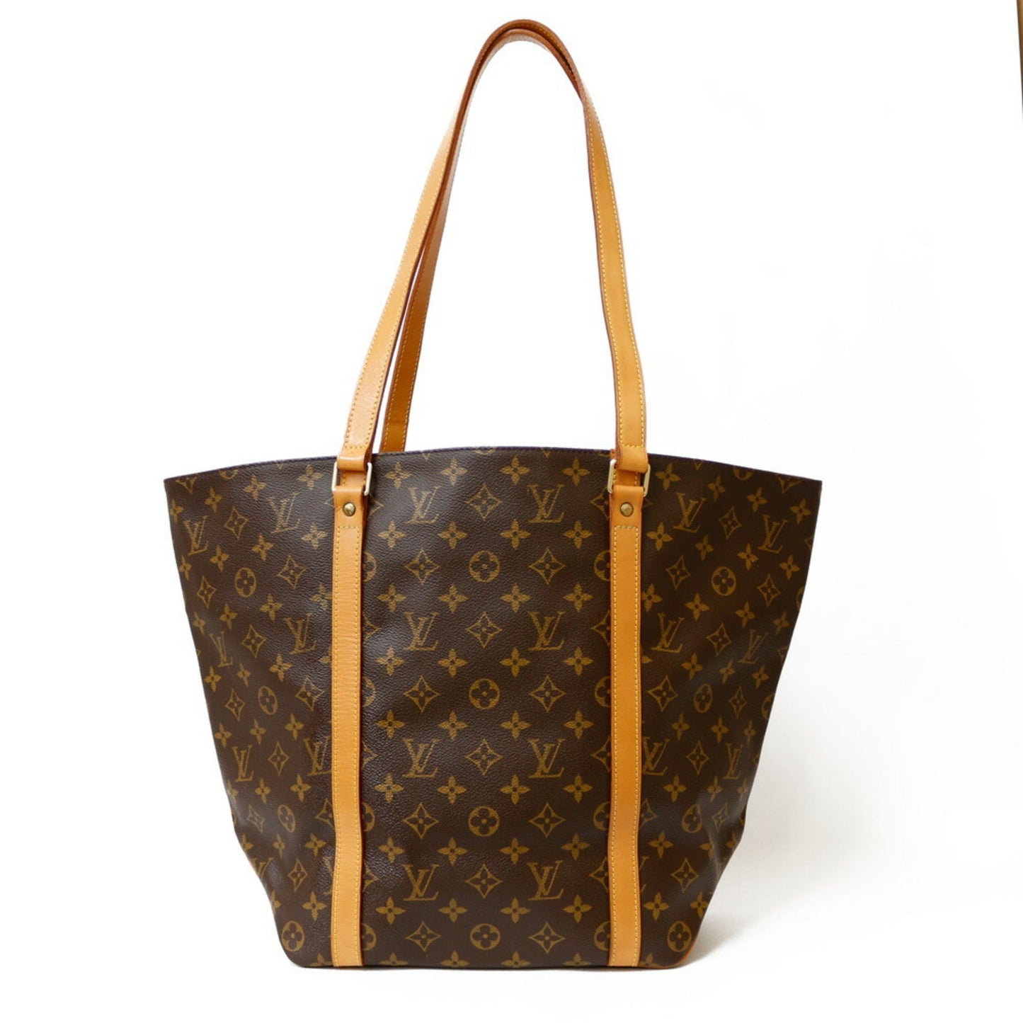 Louis Vuitton Handbag Monogram Louis Vuitton Sack Brown Women's Canvas