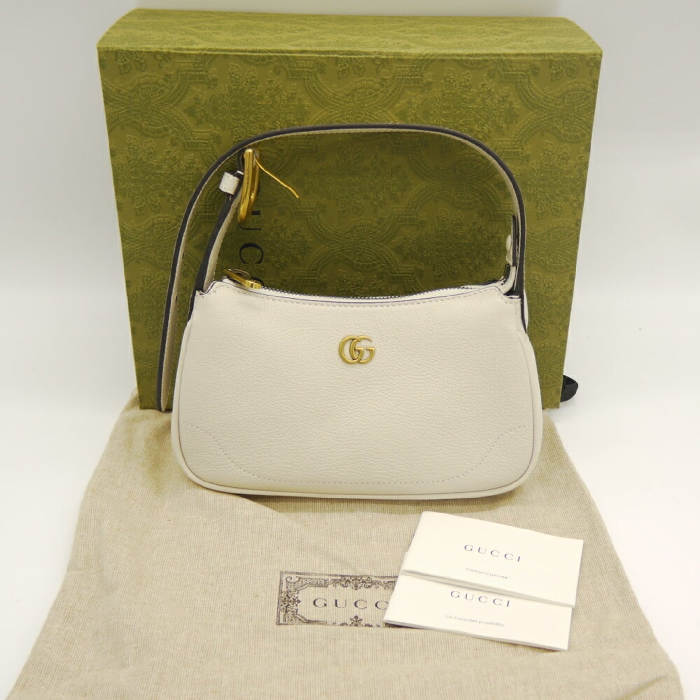 Gucci Beige Leather Handbag ( )