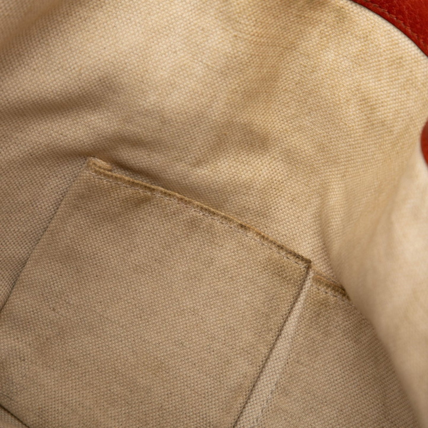 Gucci Brown Red Color Leather Shoulder Bag Tote Bag ( )