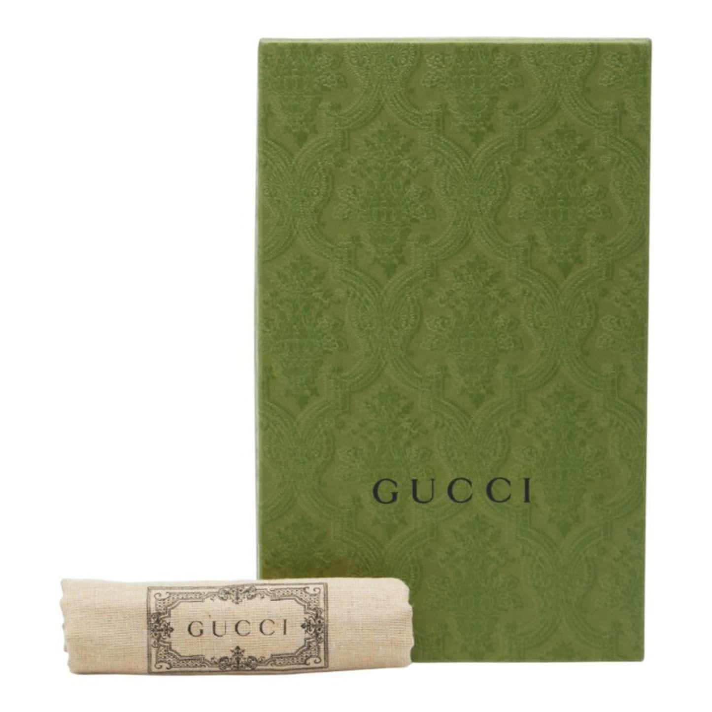 Gucci Blue Brown Denim Leather Chain/Shoulder Wallet ( )