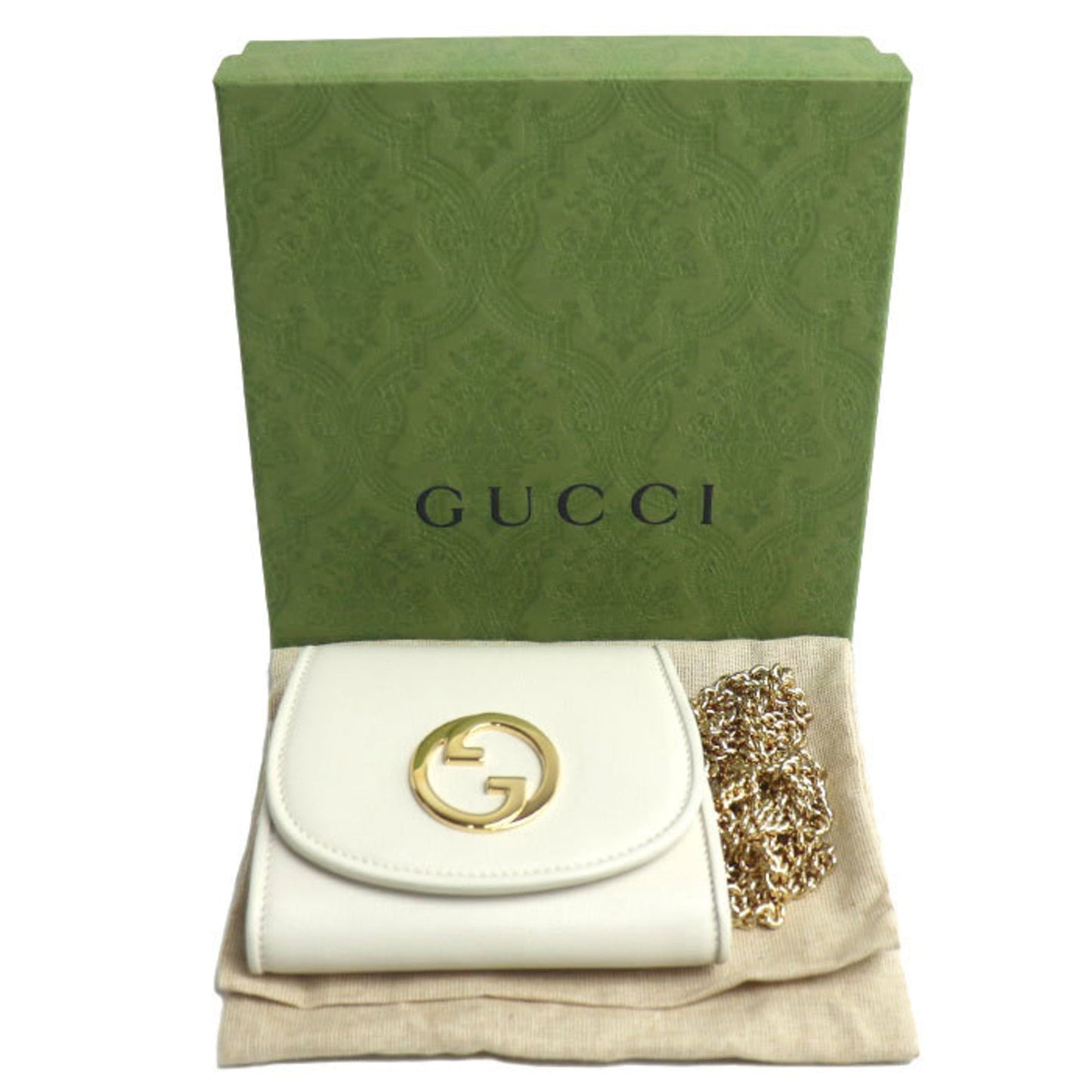 Gucci White Leather Shoulder Bag ( )