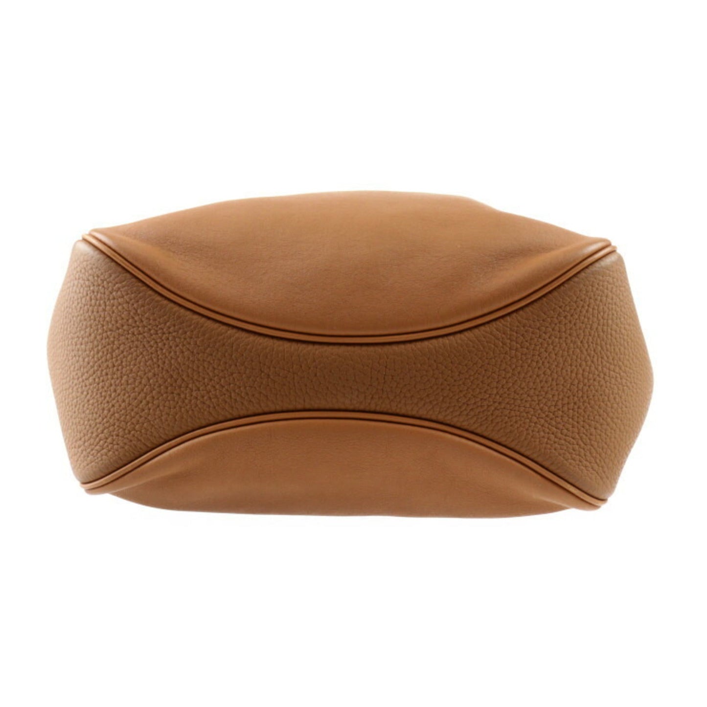 Hermes Brown Gold Taurillon Clemence Leather Swift Leather Handbag Shoulder Bag Tote Bag ( )