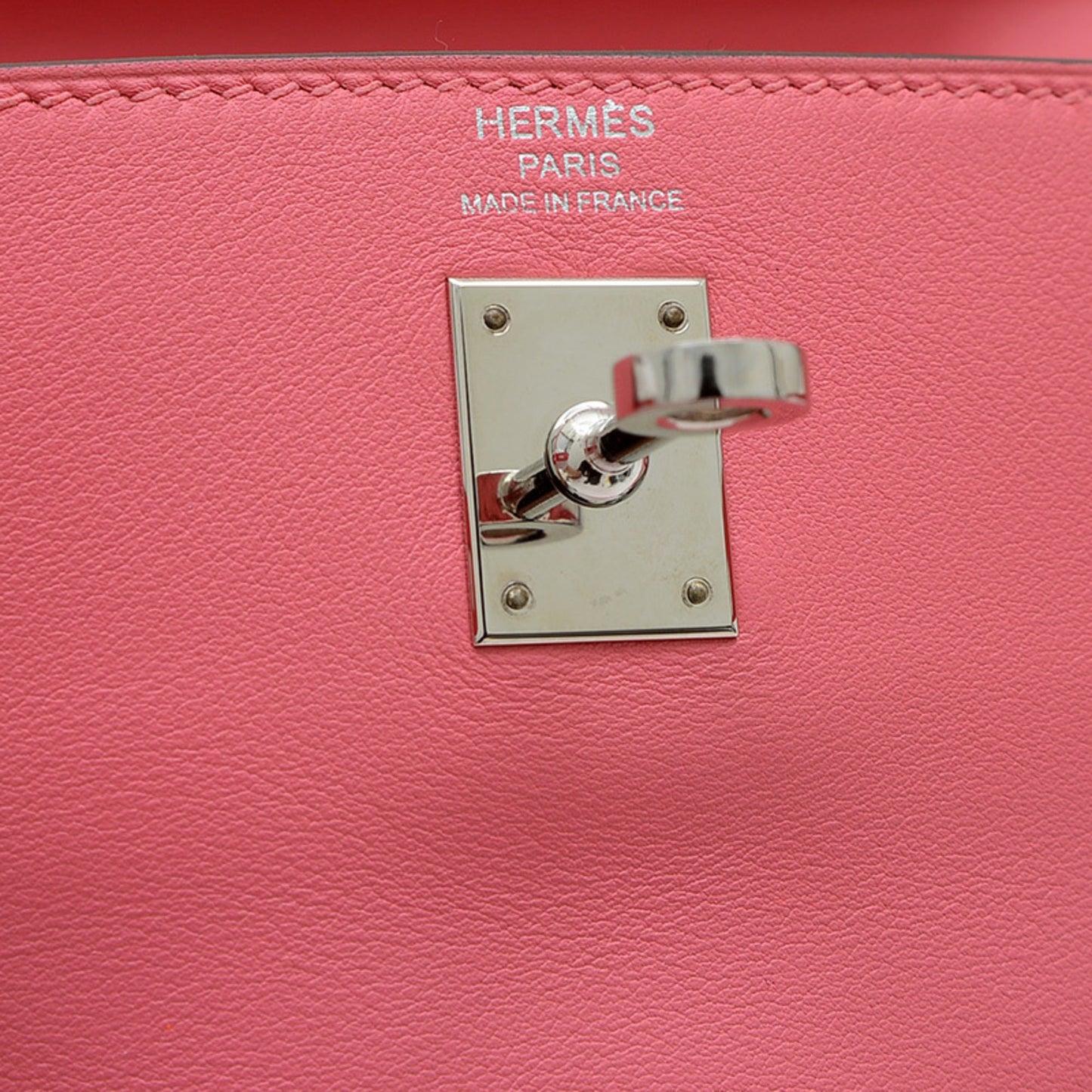 Hermes Kelly Rose Azalee Swift Leather Handbag ( )