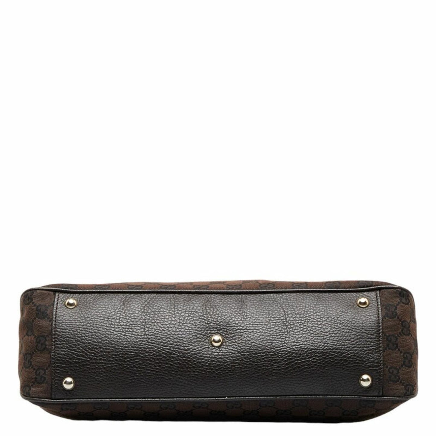 Gucci Leather Canvas Shoulder Bag