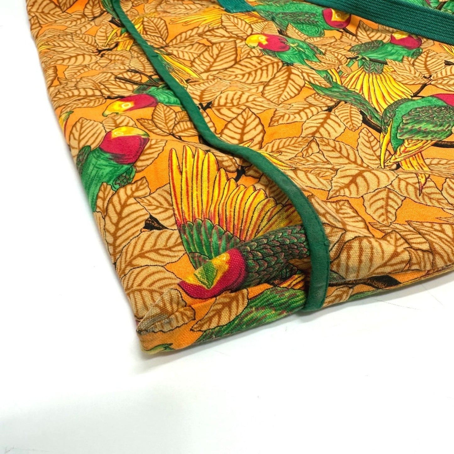 Hermes Orange Canvas Tote Bag ( )