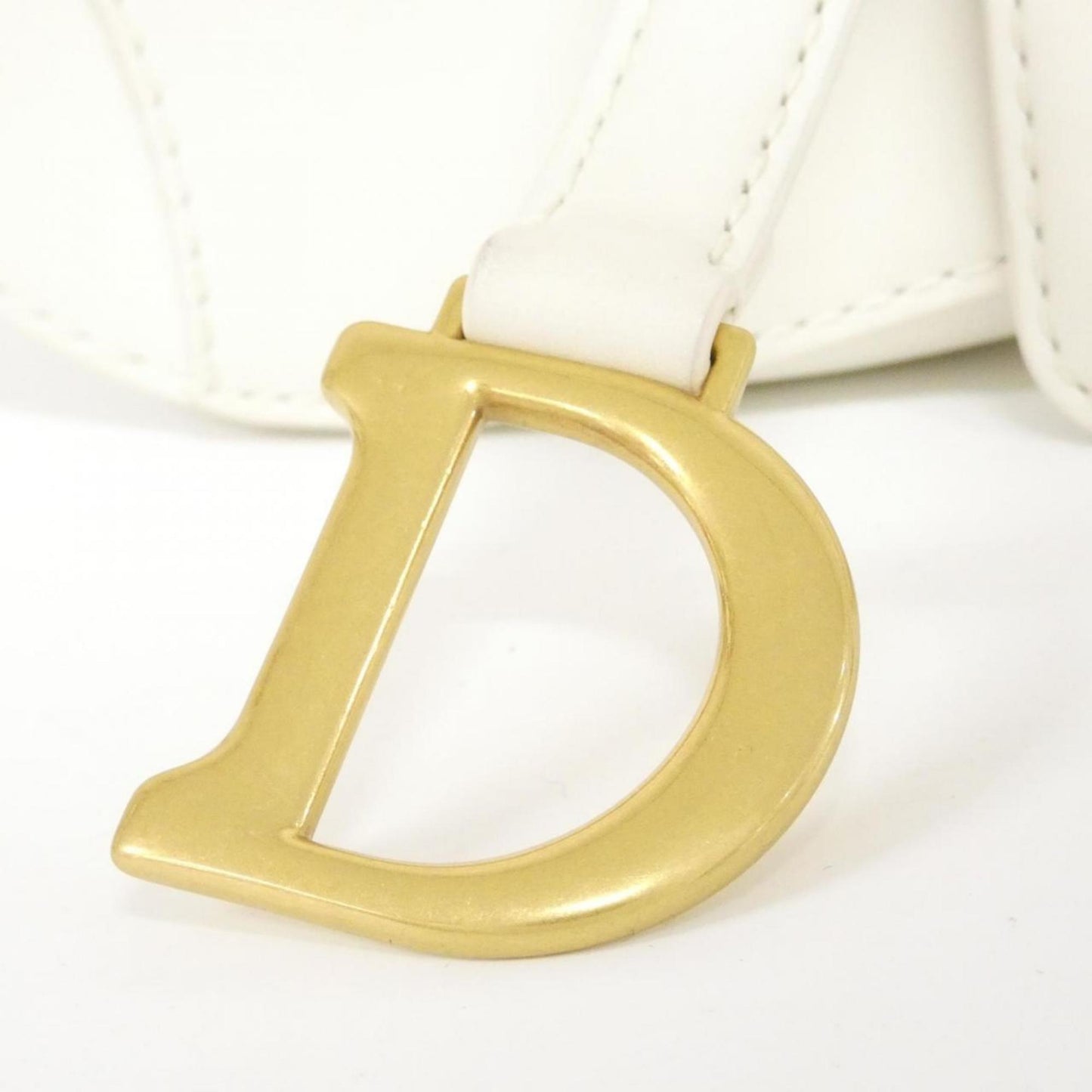 Christian Dior Gold Leather Shoulder Bag ()