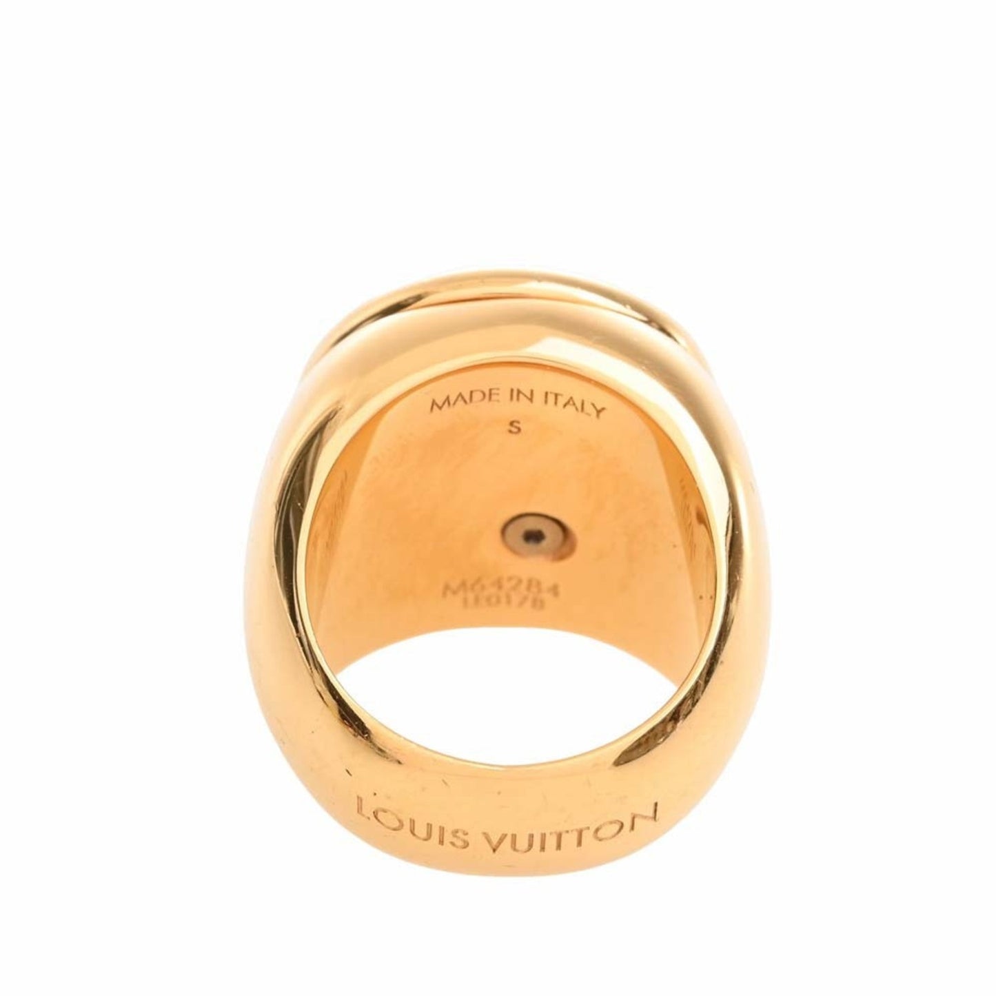 LOUIS VUITTON LV Ring #S M64284 Gold No. 9.5 Women's