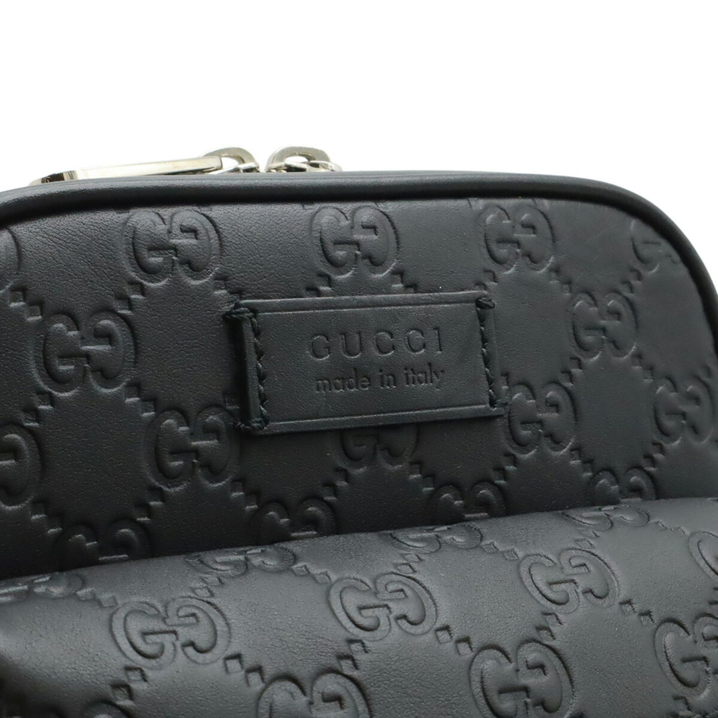 Gucci Black Leather Shoulder Bag ( )