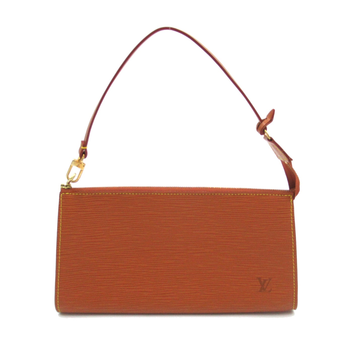 LOUIS VUITTON Pochette Accessoires Brown Kenyan Fawn Epi leather Clutch