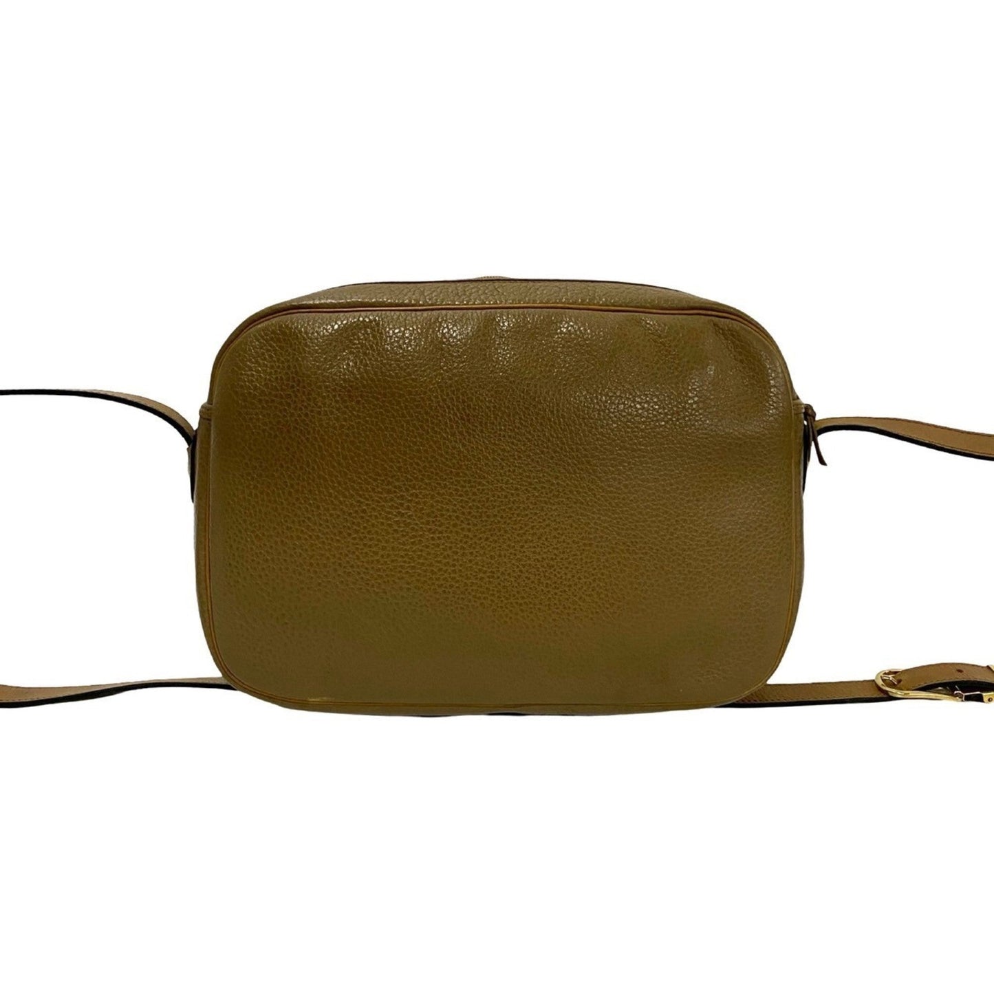 Christian Dior Beige Brown Leather Pochette Shoulder Bag ()