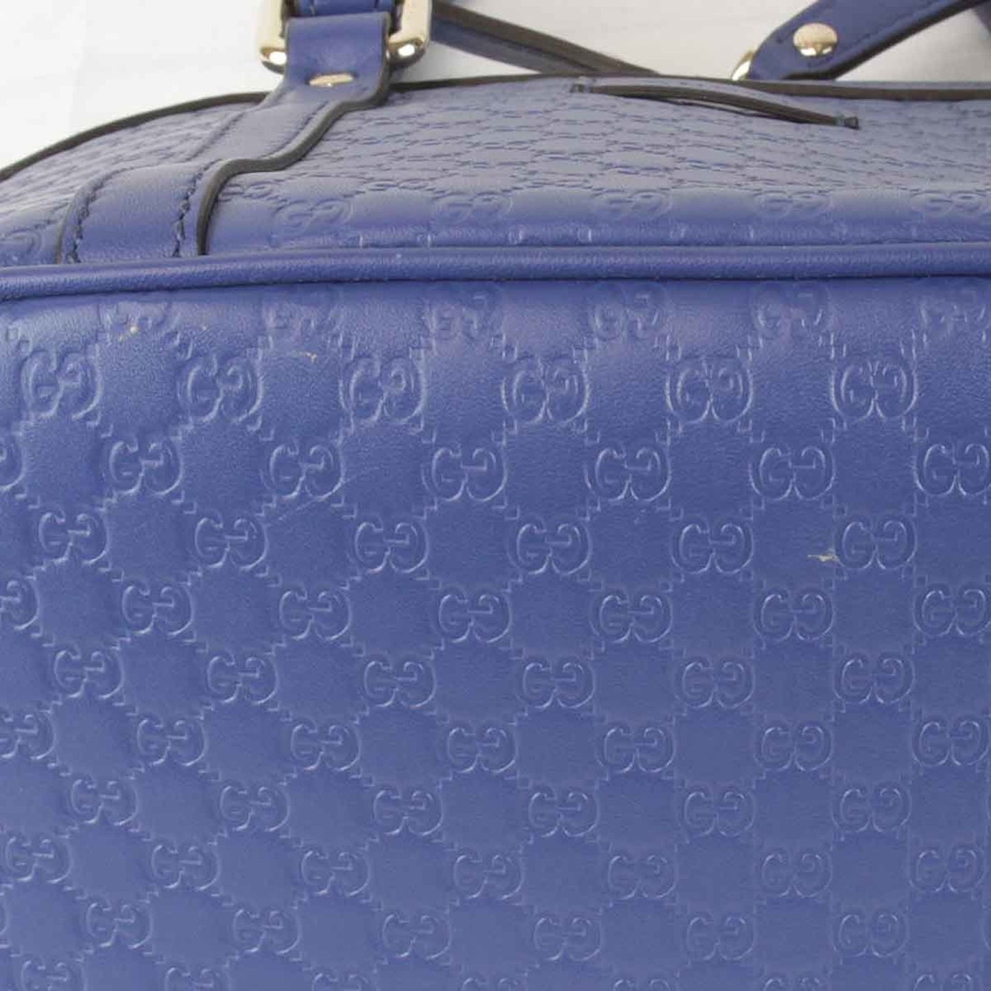 Gucci Blue Leather Handbag ( )