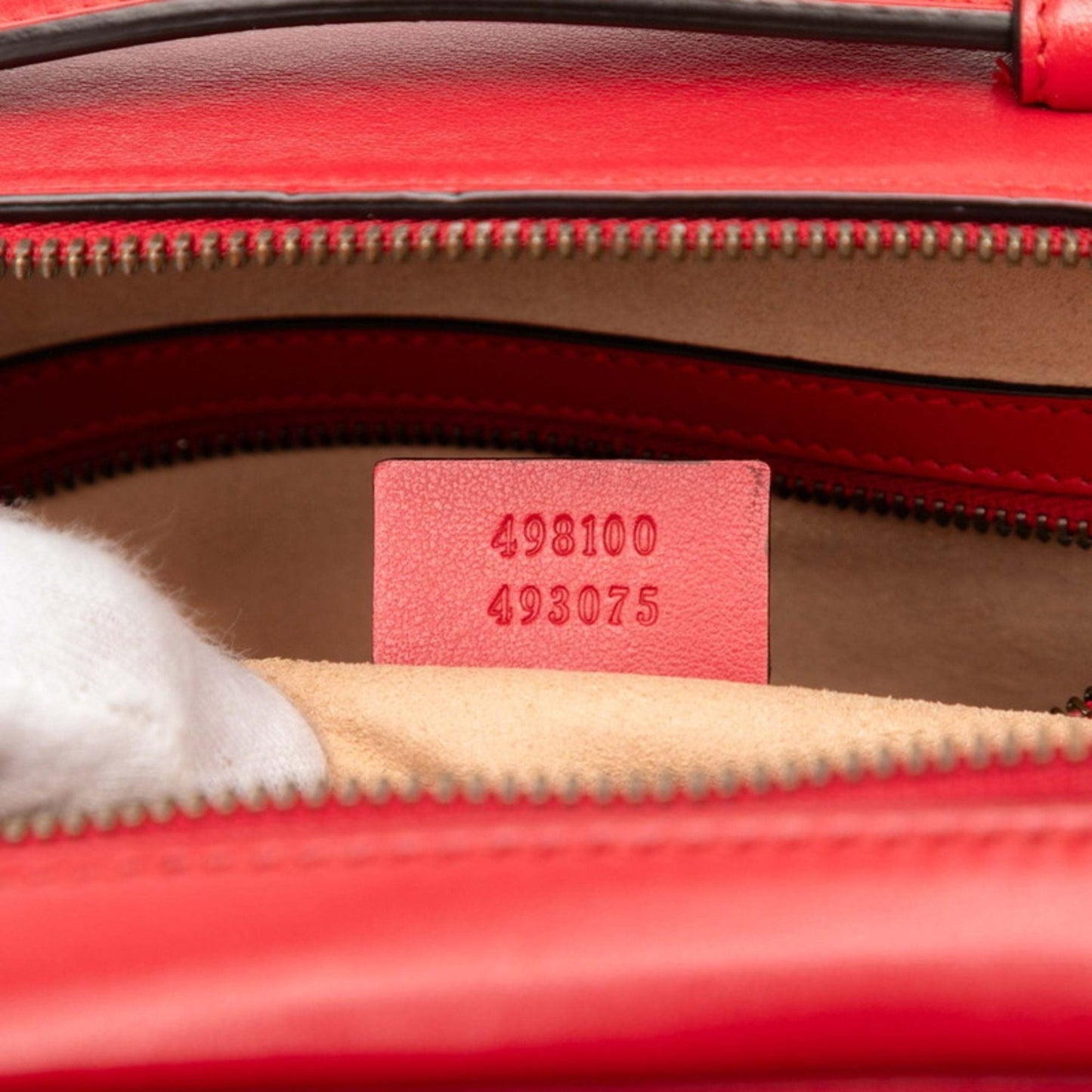 Gucci Red Color Leather Shoulder Bag ( )