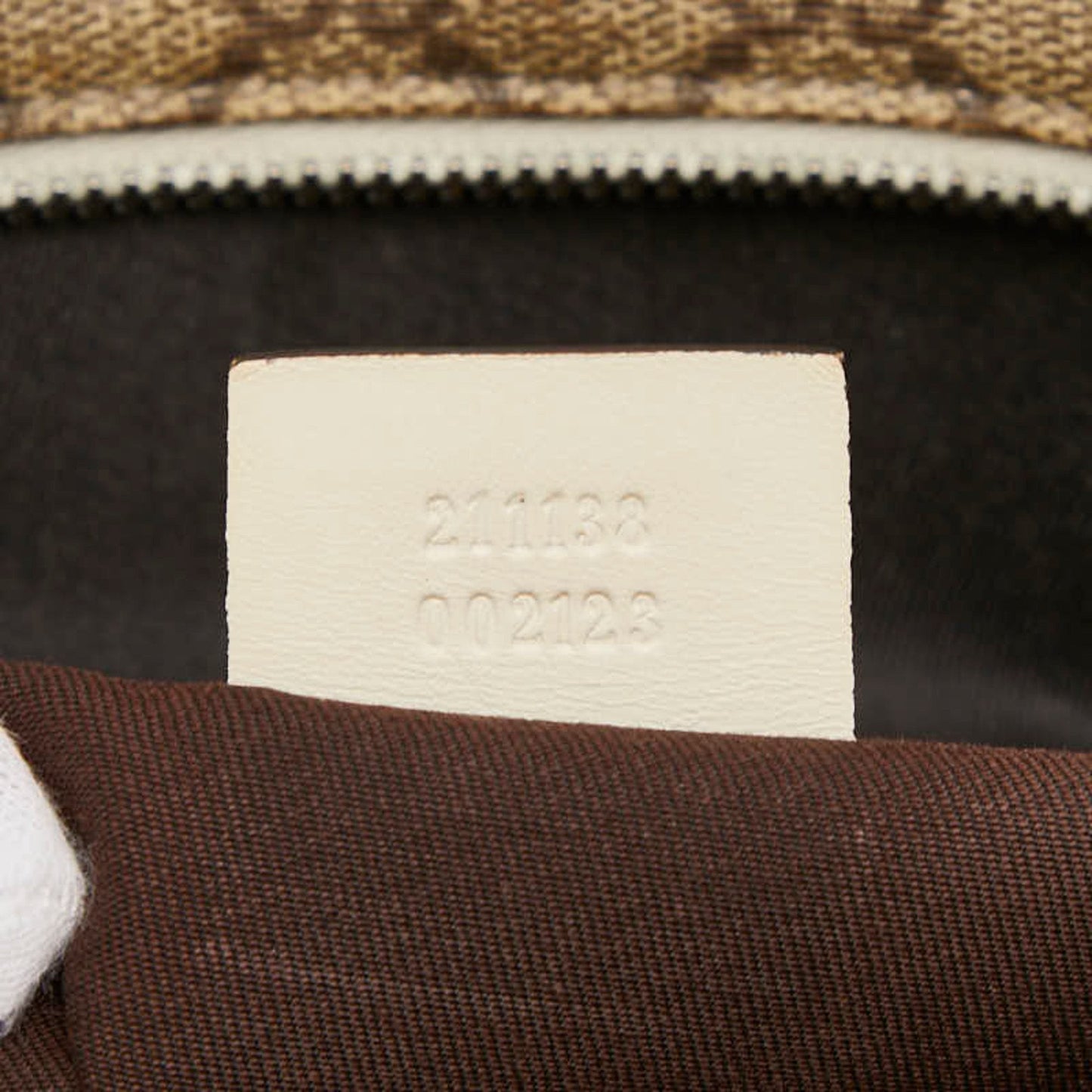 Gucci Beige Ivory Pvc Leather Handbag Tote Bag ( )