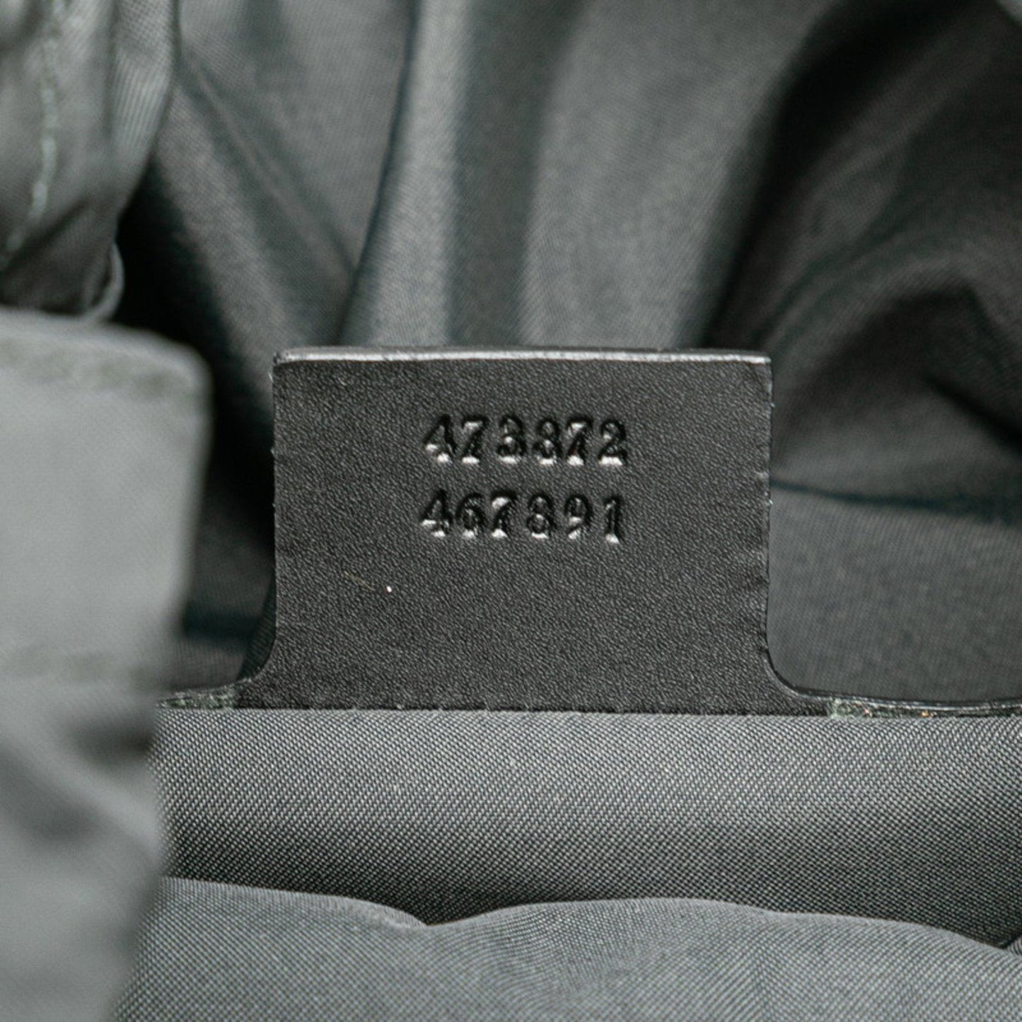 Gucci Black Gray Pvc Leather Backpack ( )