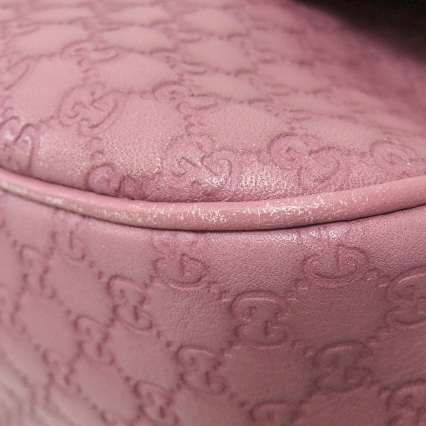 Gucci Pink Leather Shoulder Bag ( )