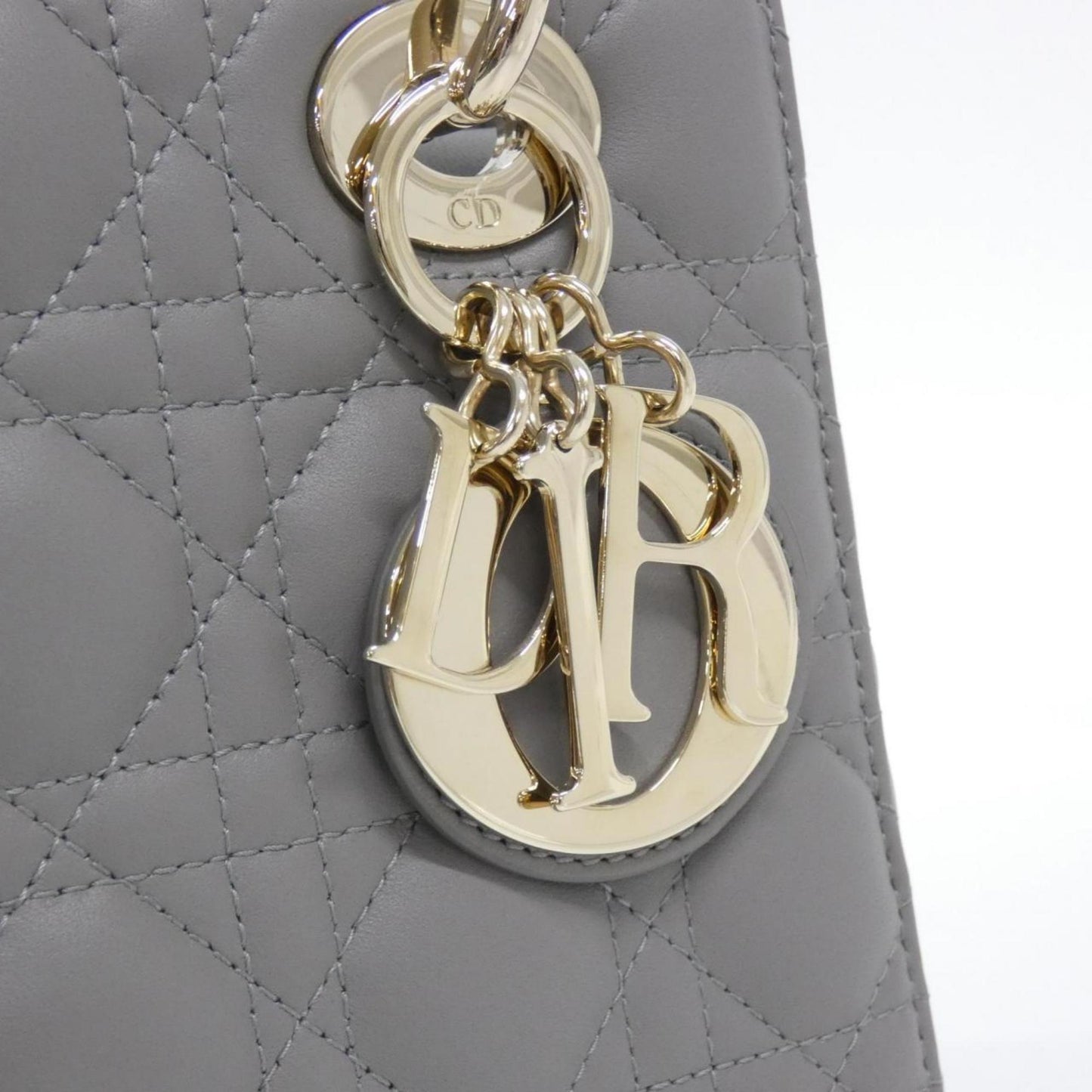 Christian Dior Gold Leather Handbag ()