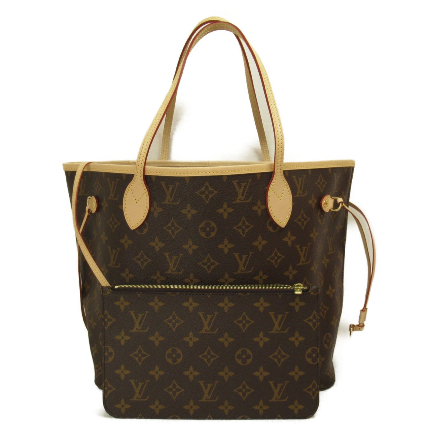 LOUIS VUITTON Neverfull MM Brown Beige Monogram PVC coated canvas Tote